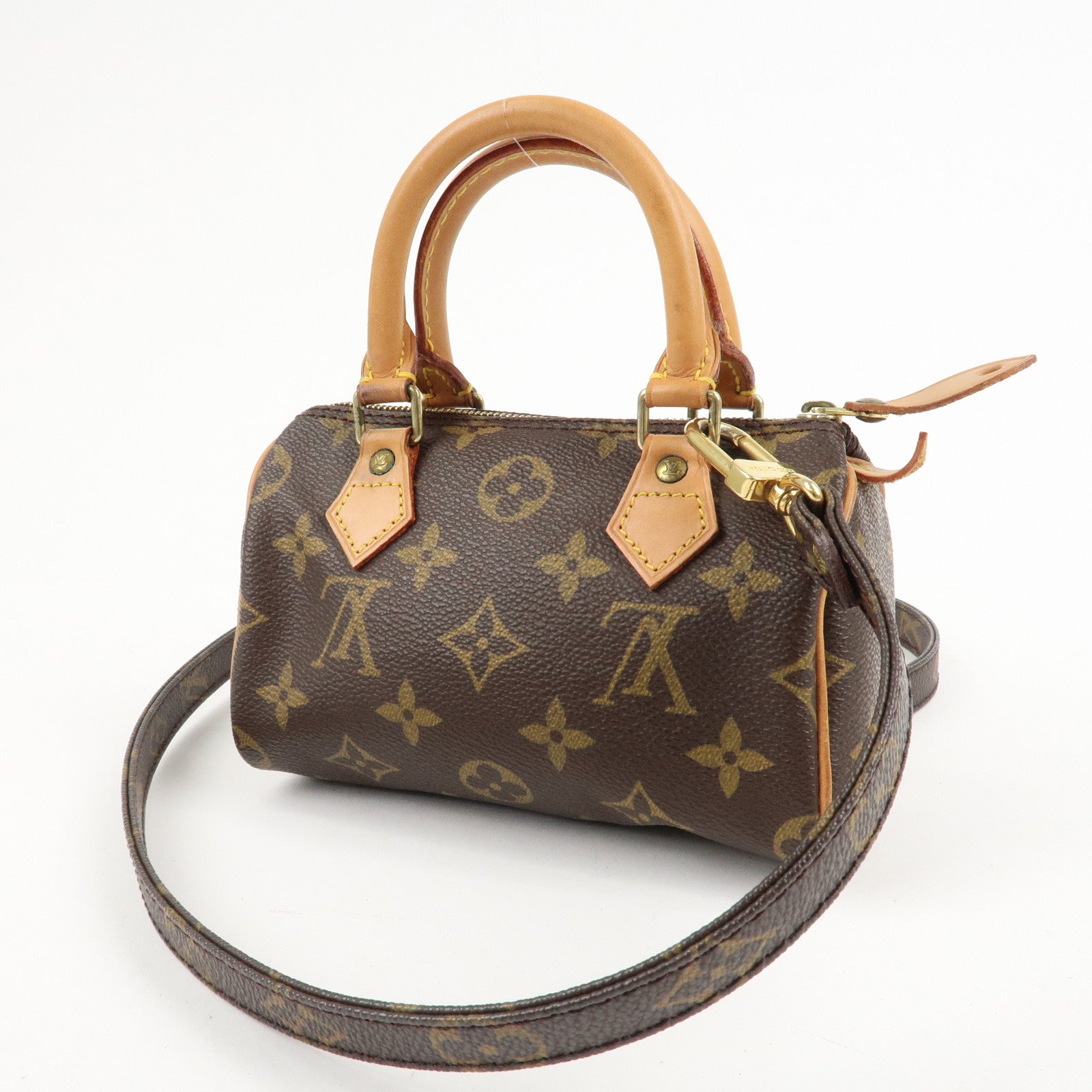 Louis Vuitton Monogram Mini Speedy 
Strap M41534 J75010