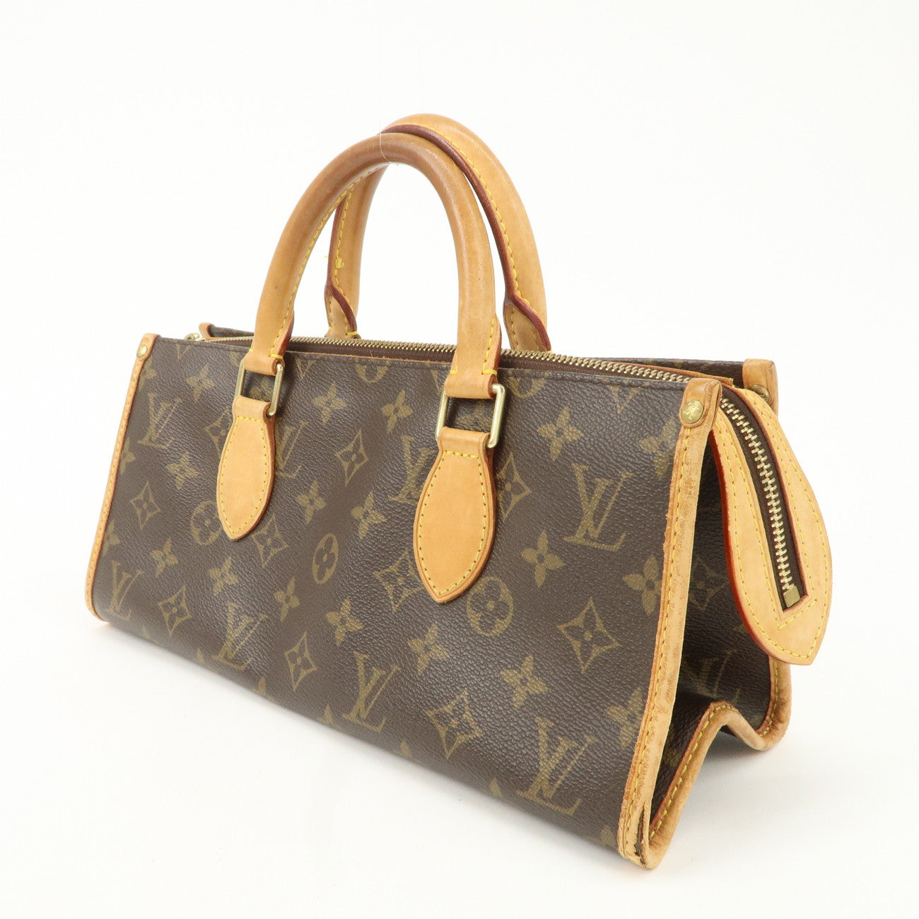 Louis Vuitton Monogram Popincourt Hand Bag Brown M40009 Used