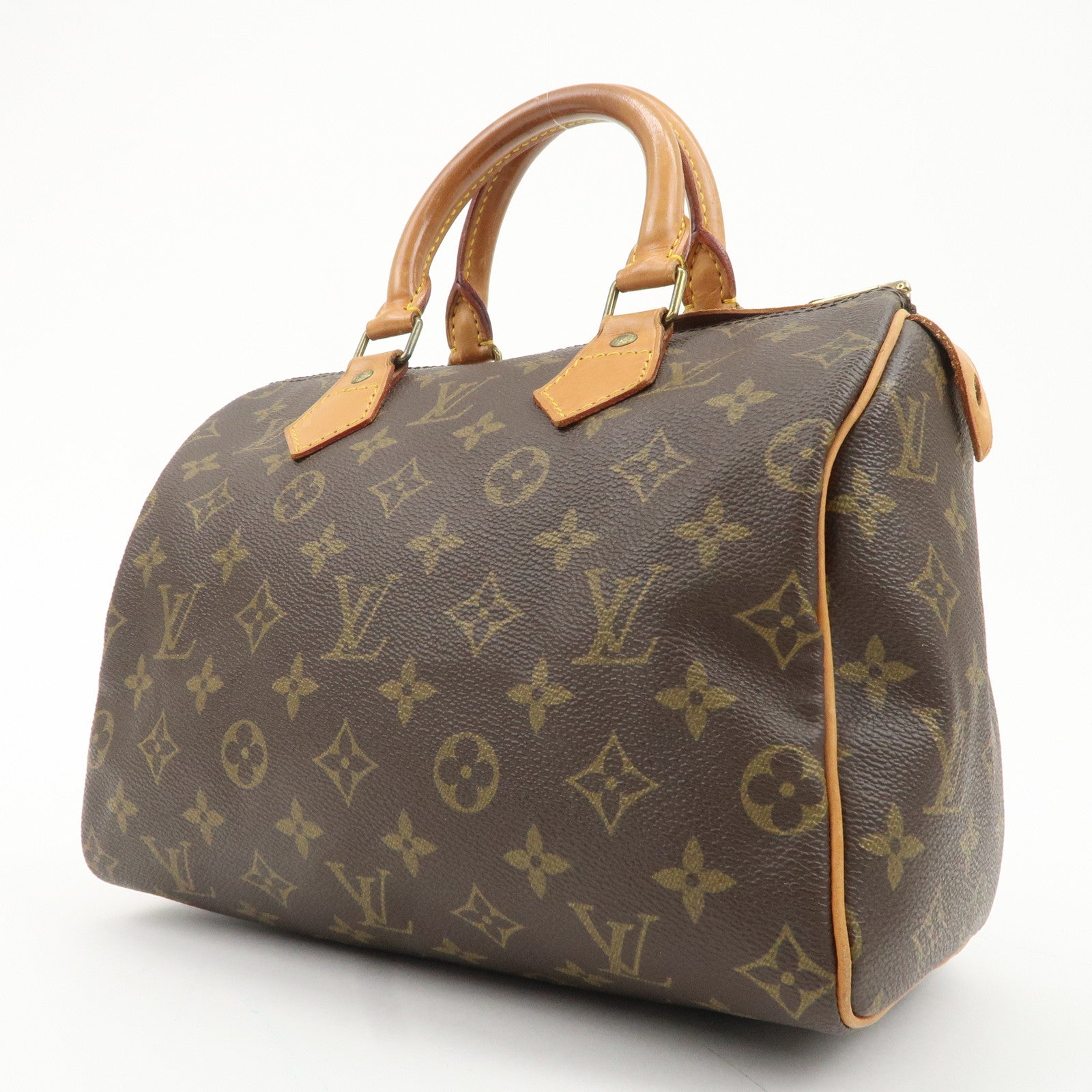 Louis Vuitton Monogram Speedy 25 Hand Bag Boston Bag M41528 Used