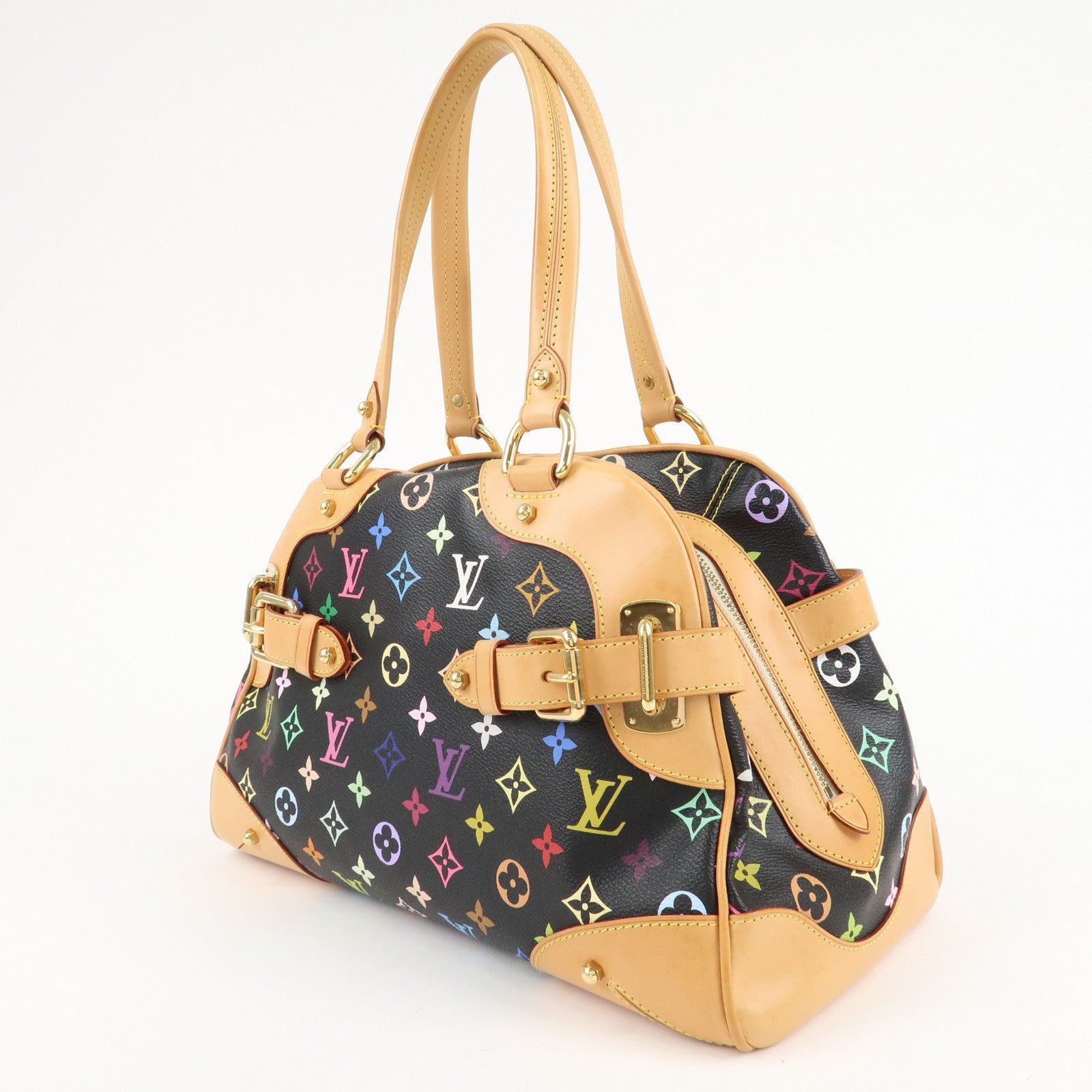 Louis Vuitton Monogram Multicolor Claudia Hand Bag M40194 Used