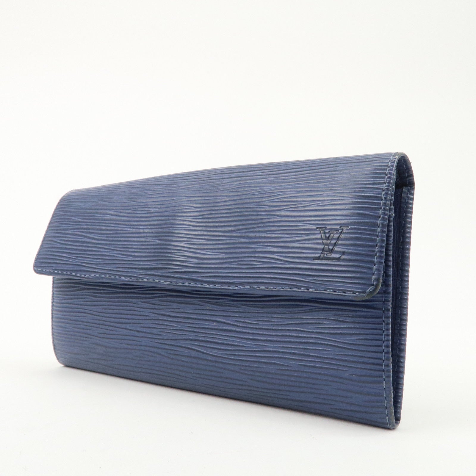 Louis Vuitton Epi Porte Monnaie Credit Wallet Toledo Blue M6359G