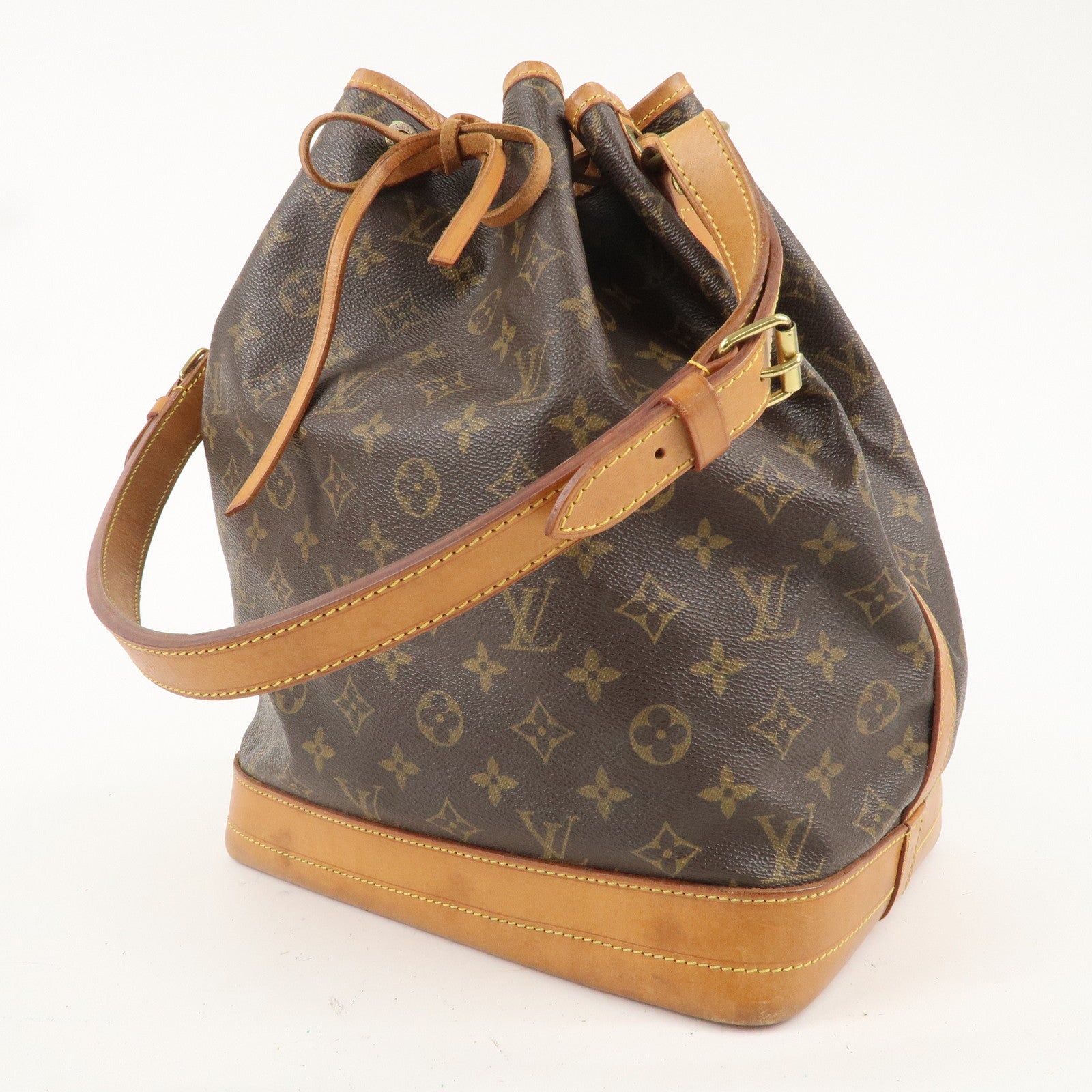 Louis Vuitton Monogram Noe Shoulder Bag Hand Bag Brown M42224