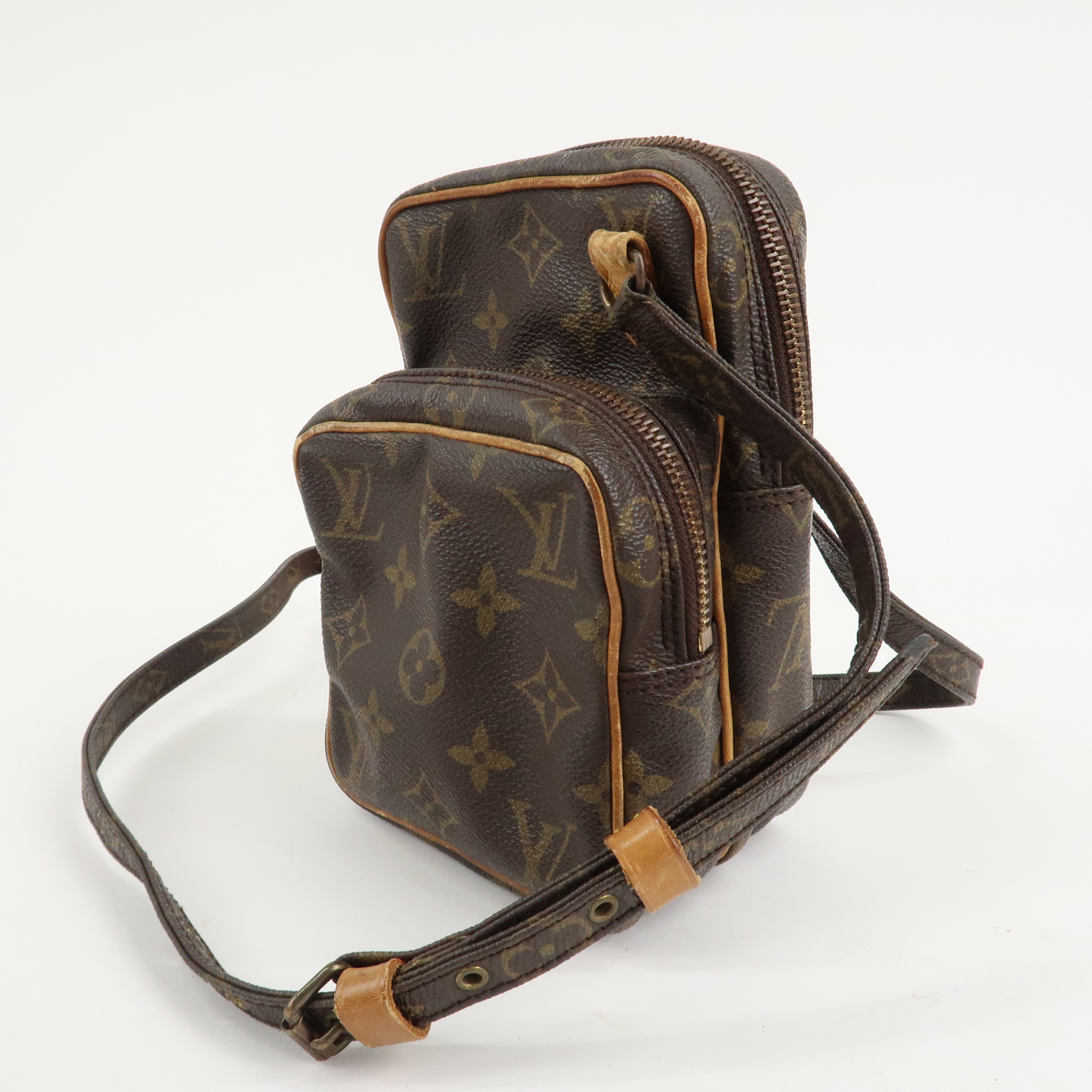 Louis Vuitton Monogram Mini Amazone Shoulder Bag Brown M45238 Used