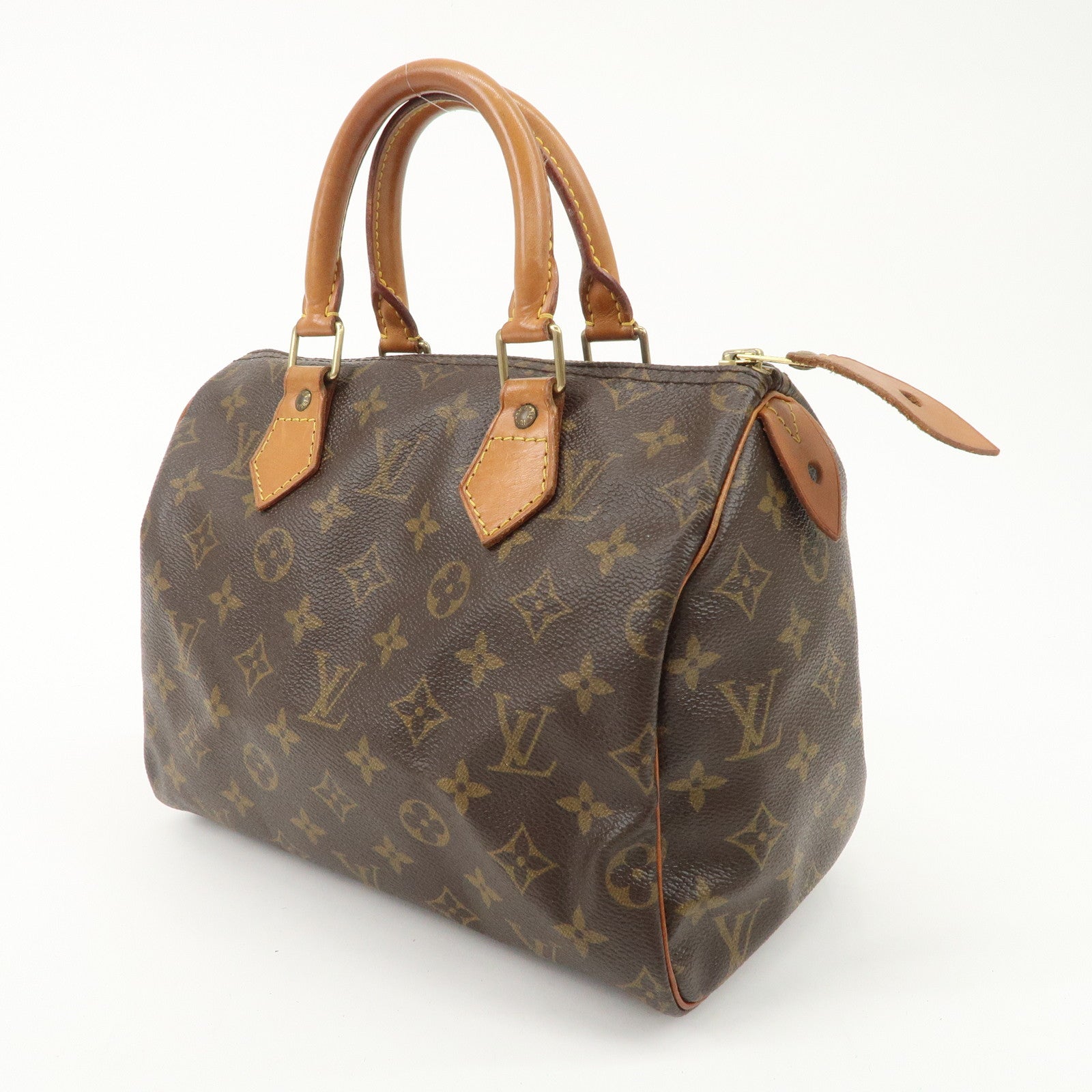 Louis Vuitton Monogram Speedy 25 Hand Bag Boston Bag M41528