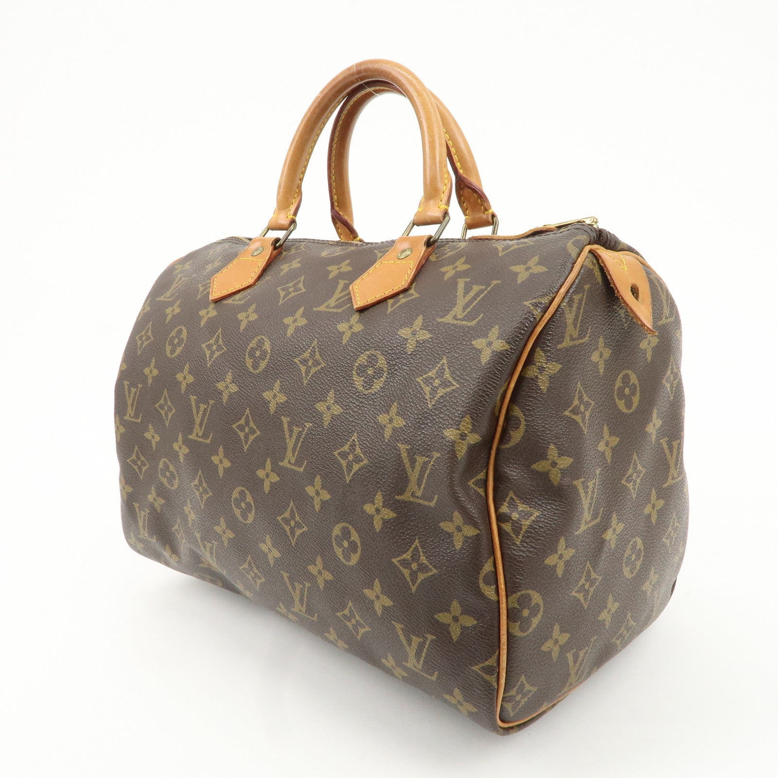 Louis Vuitton Monogram Speedy 30 Hand Bag Boston Bag M41526 Used