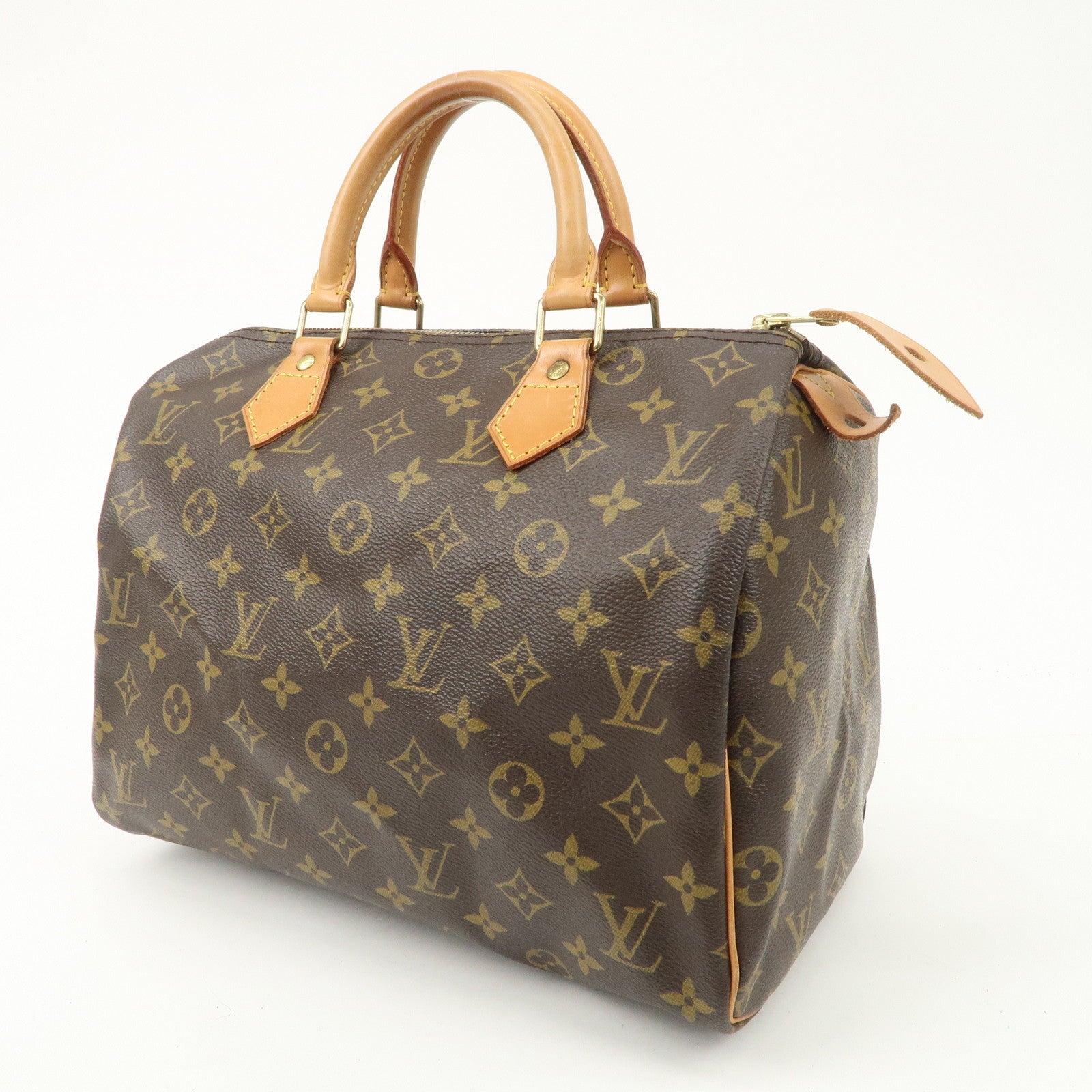 Louis Vuitton Monogram Speedy 30 Hand Bag Boston Bag M41526 Used