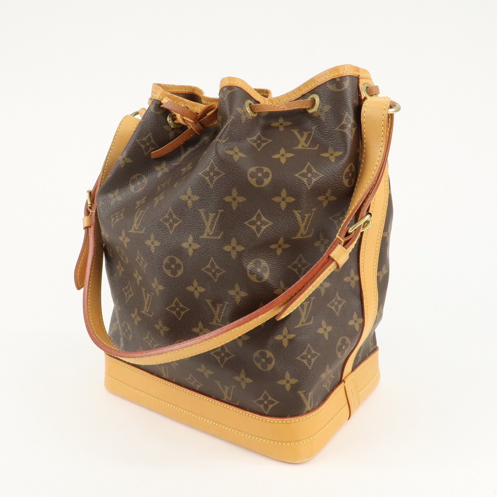 Louis Vuitton Monogram Noe Shoulder Bag Hand Bag Brown M42224