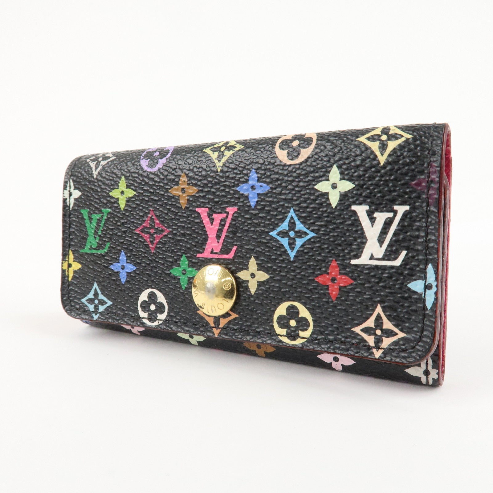 Louis Vuitton Monogram Multicolor Multicles 4 Key Case Noir M93732