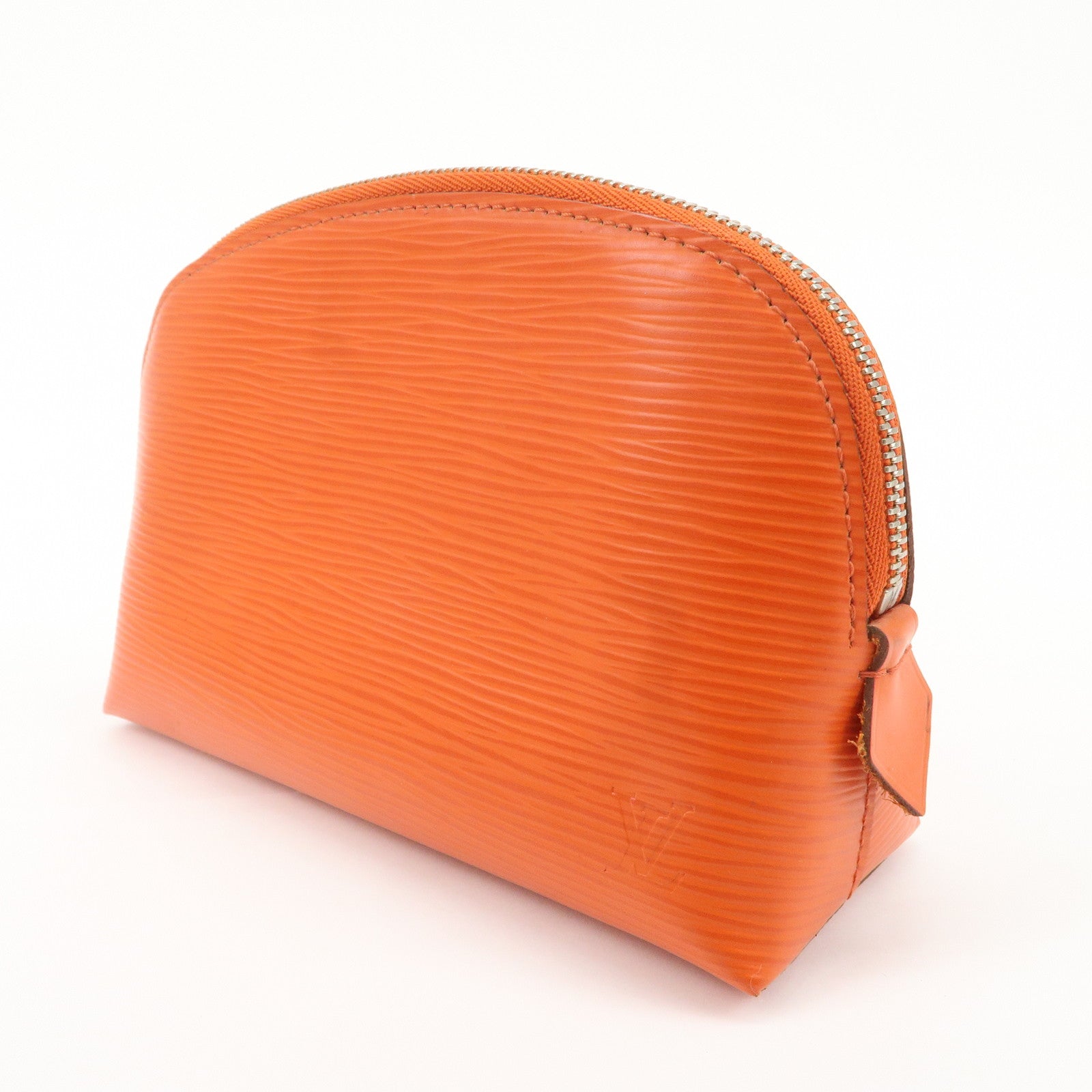 Louis Vuitton Epi Pochette Cosmetic Pouch Pimont Orange Used