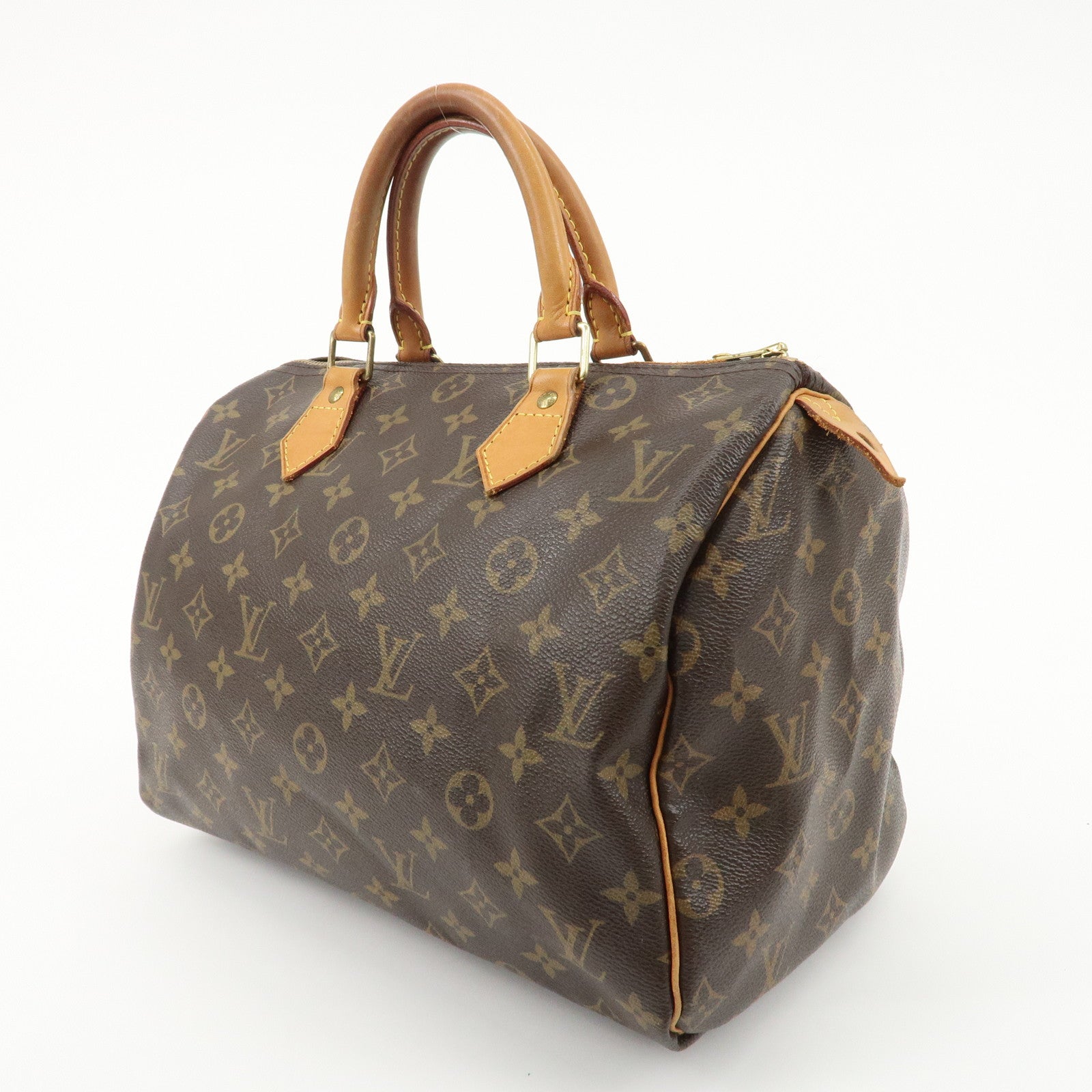 Louis Vuitton Monogram Speedy 30 Hand Bag Boston Bag M41526 Used