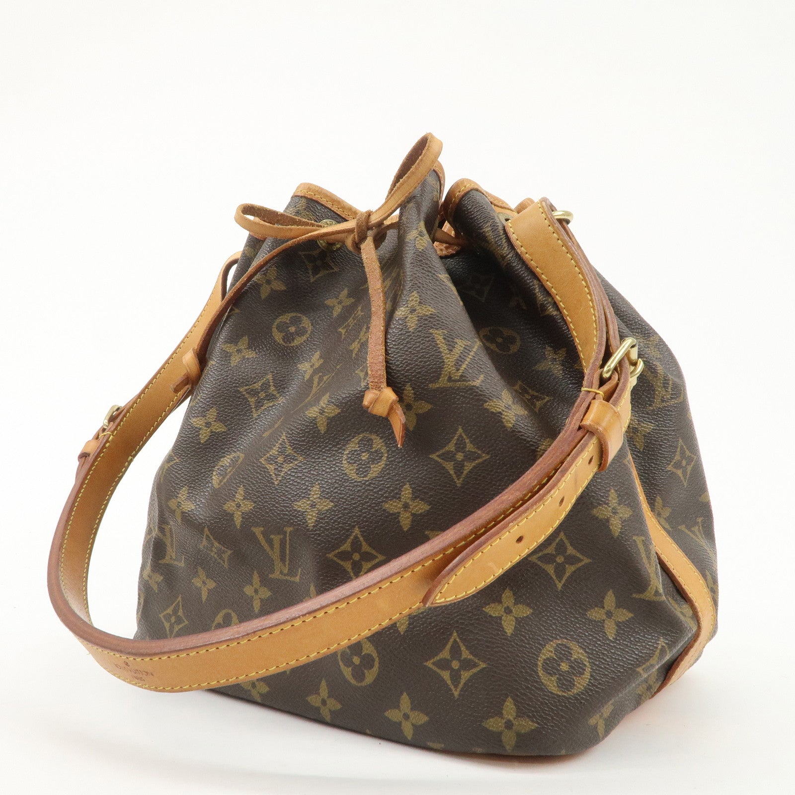 Louis Vuitton Monogram Petit Noe Shoulder Bag Brown M42226 Used