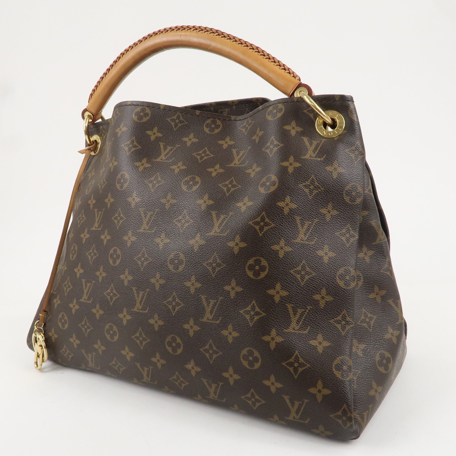 Louis Vuitton Monogram Artsy MM Shoulder Bag Brown M40249