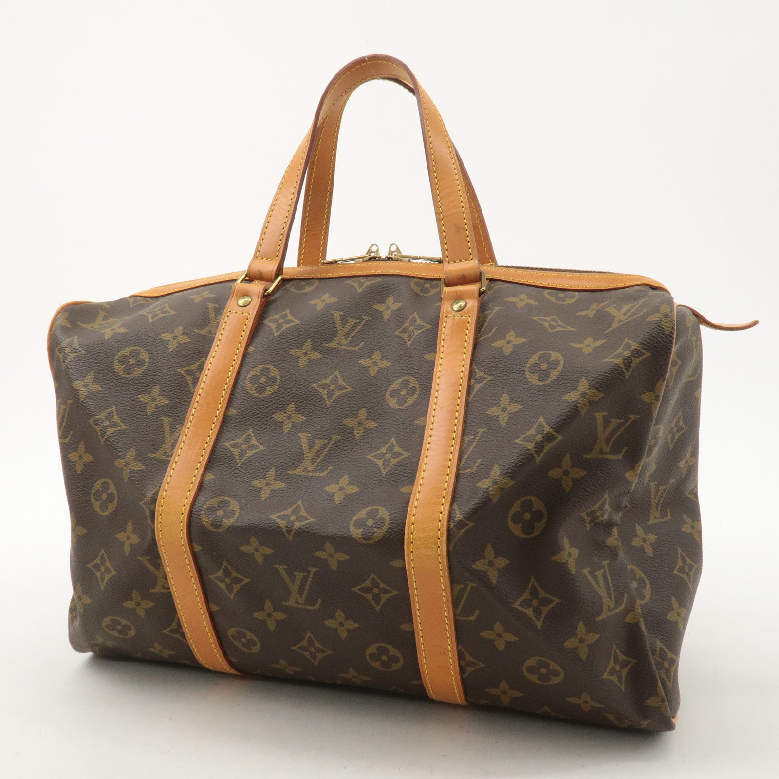 Louis Vuitton Monogram Sac Souple 35 Boston Bag M41626