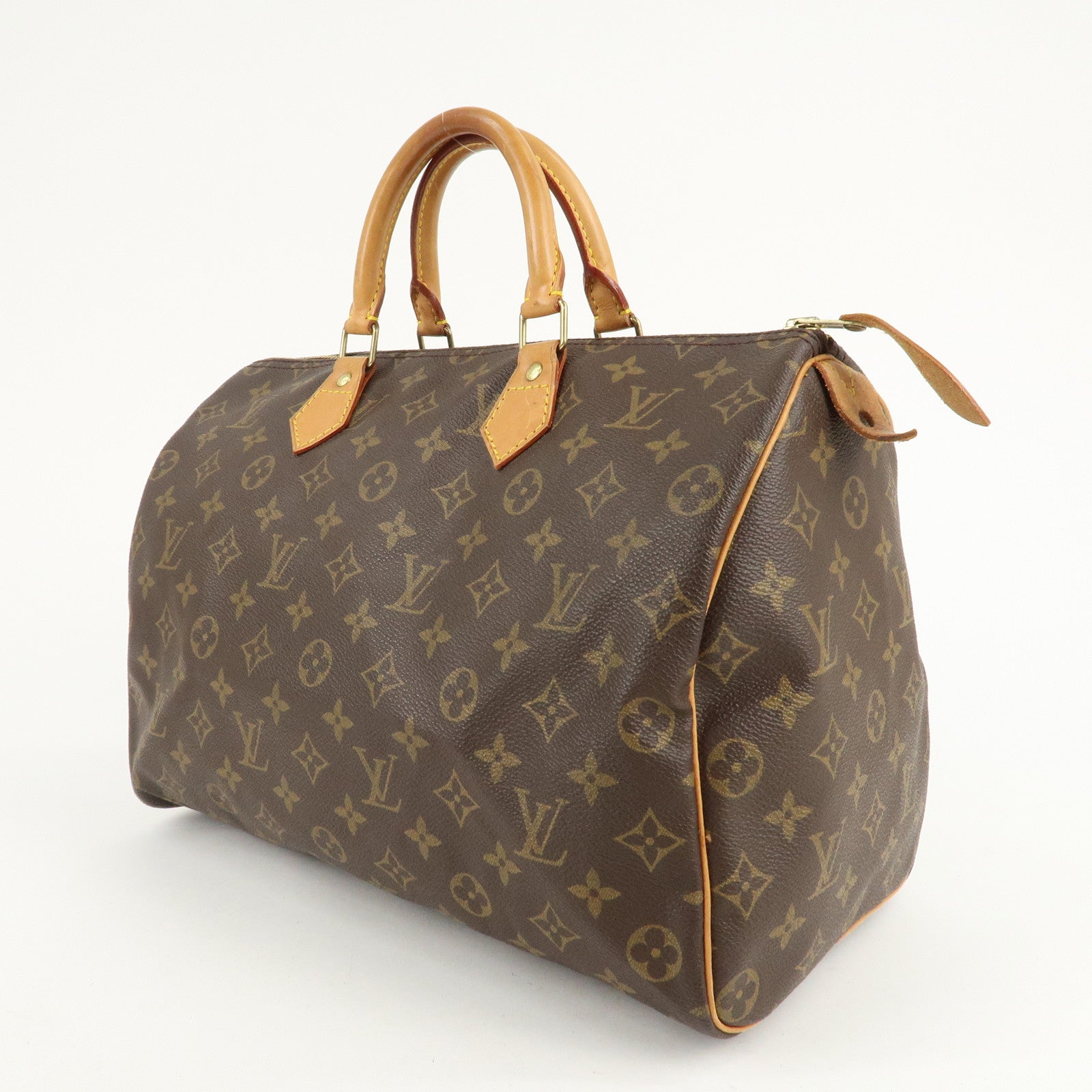 Louis Vuitton Monogram Speedy 35 Hand Bag Boston Bag M41524 Used