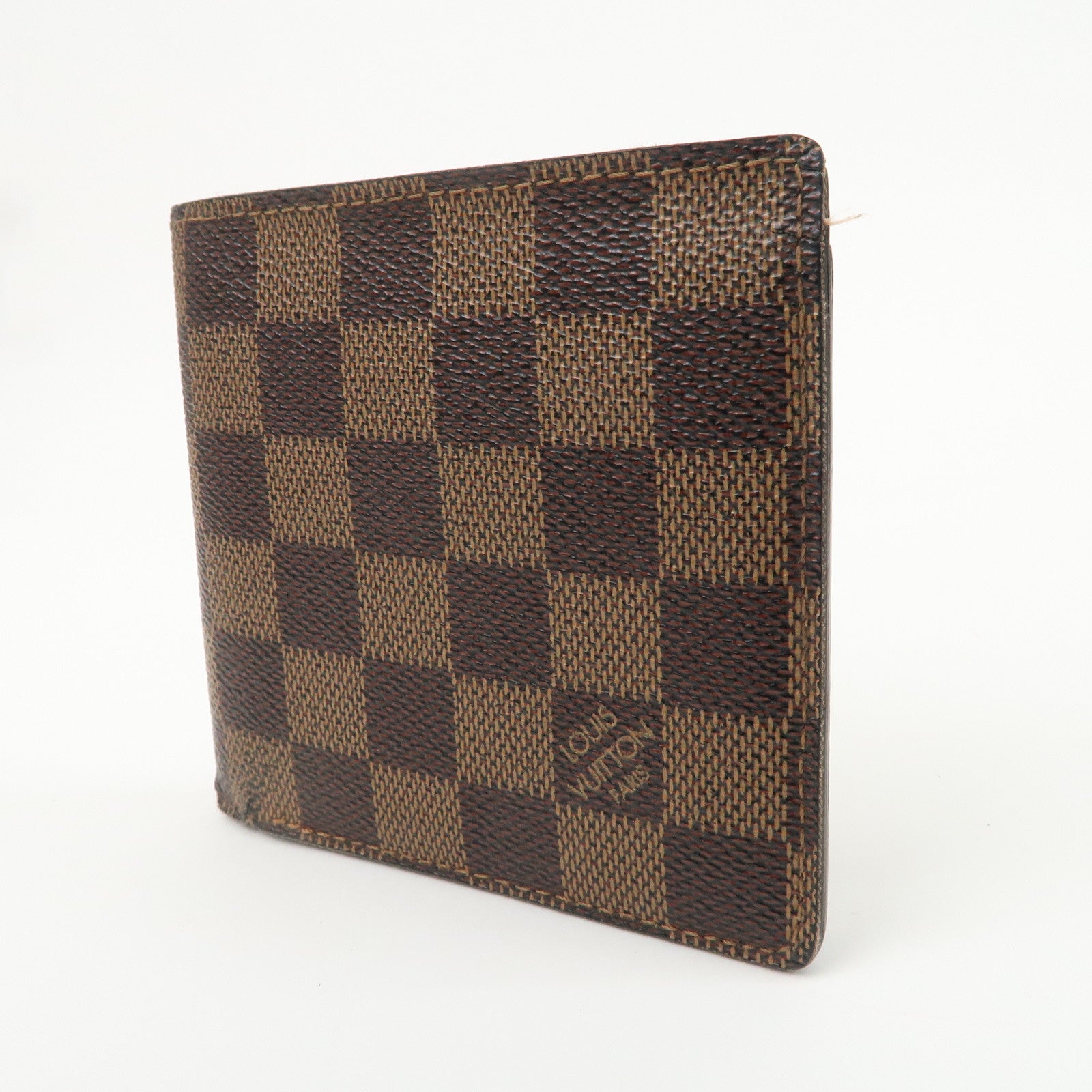 Louis Vuitton Damier Ebene Set of 2 Wallet N61675 N61664