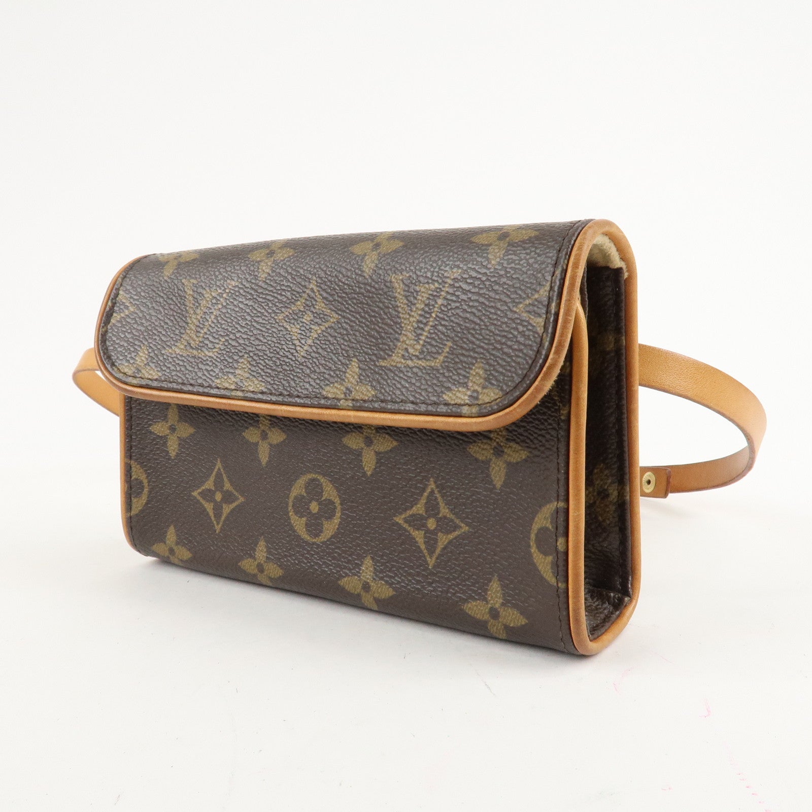 Louis Vuitton Monogram Pochette Florentine Waist Bag BeltXS M51855