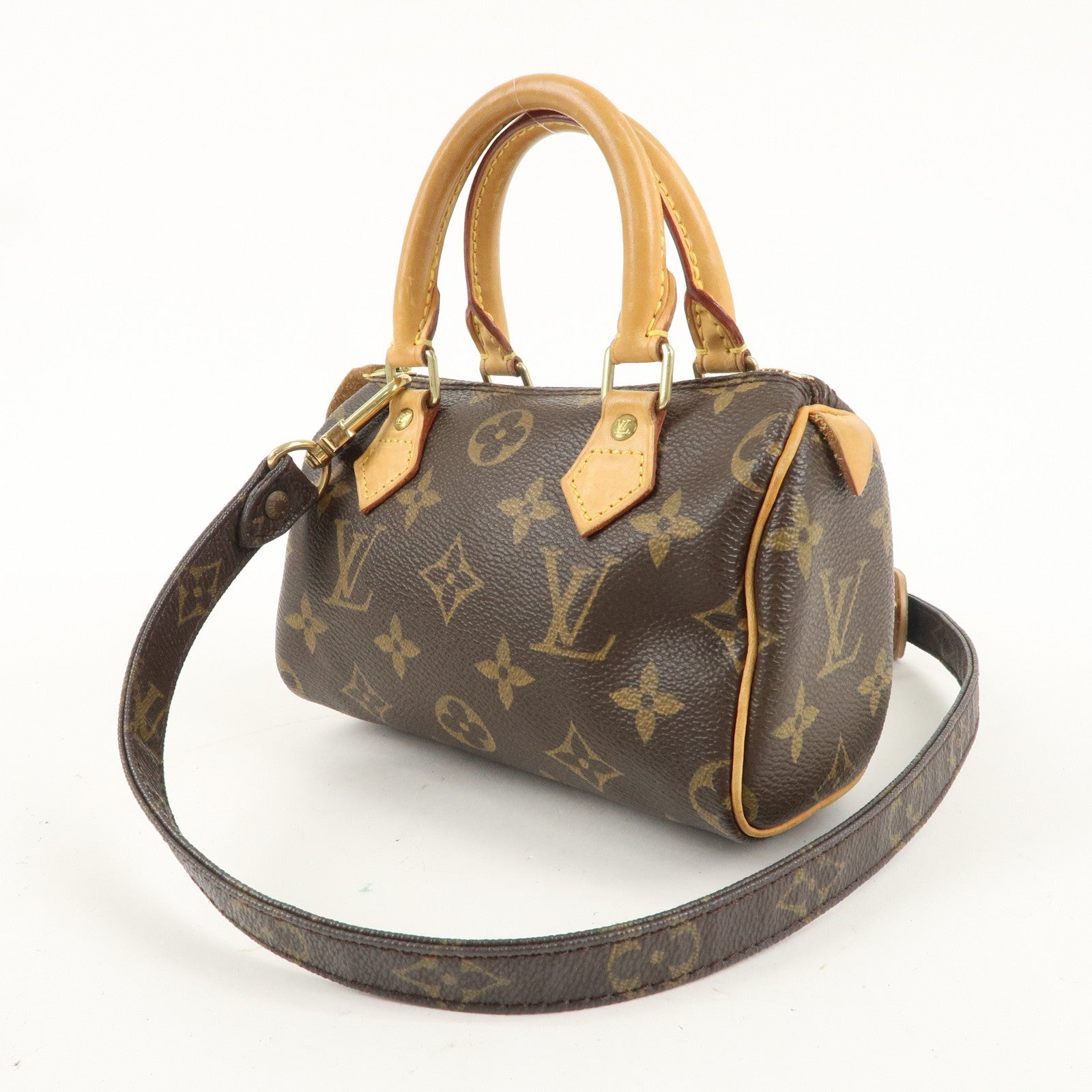 Louis Vuitton Monogram Mini Speedy 
Strap 120cm 1.6cm M41534