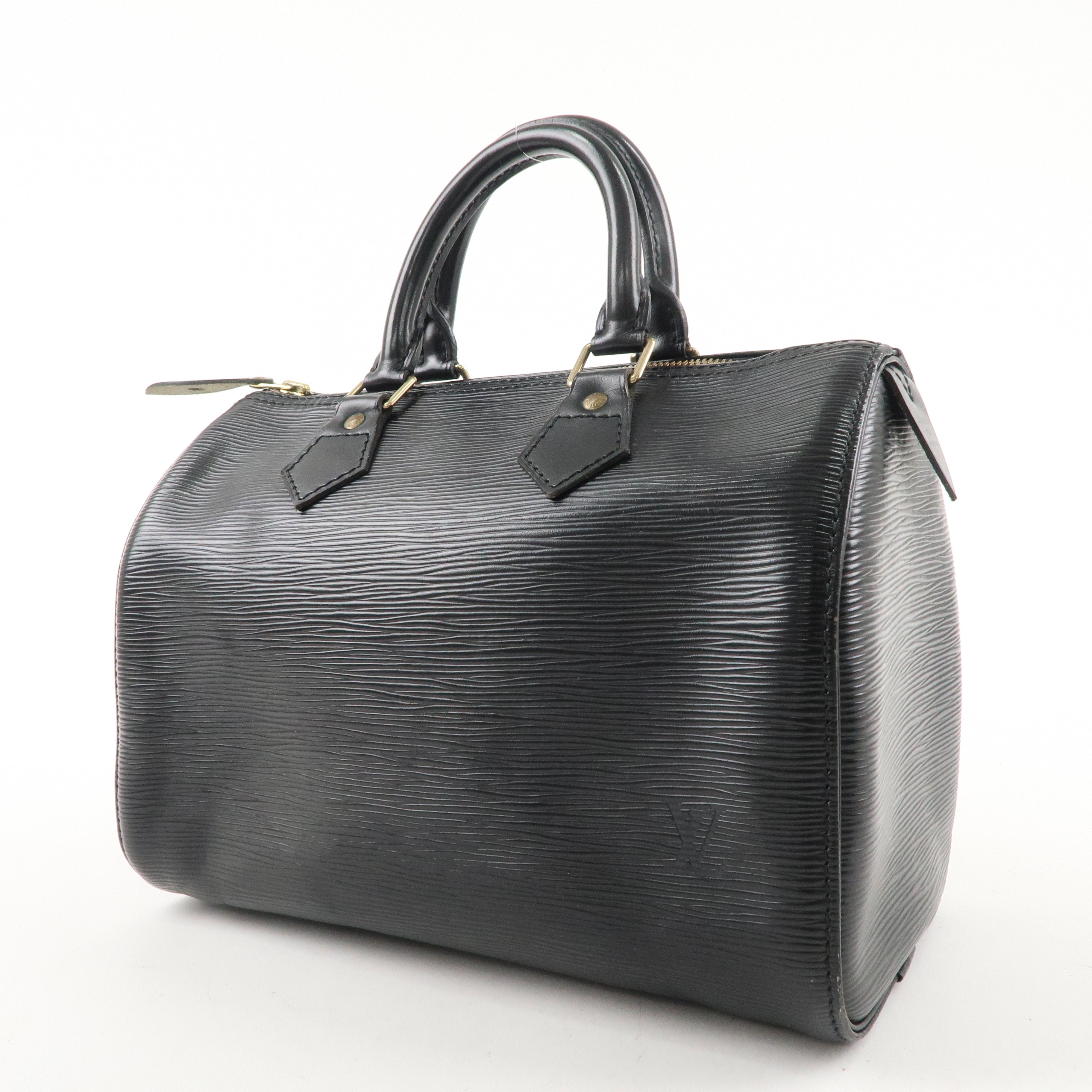 Louis Vuitton Epi Speedy 25 Hand Bag Boston Bag Noir M59032