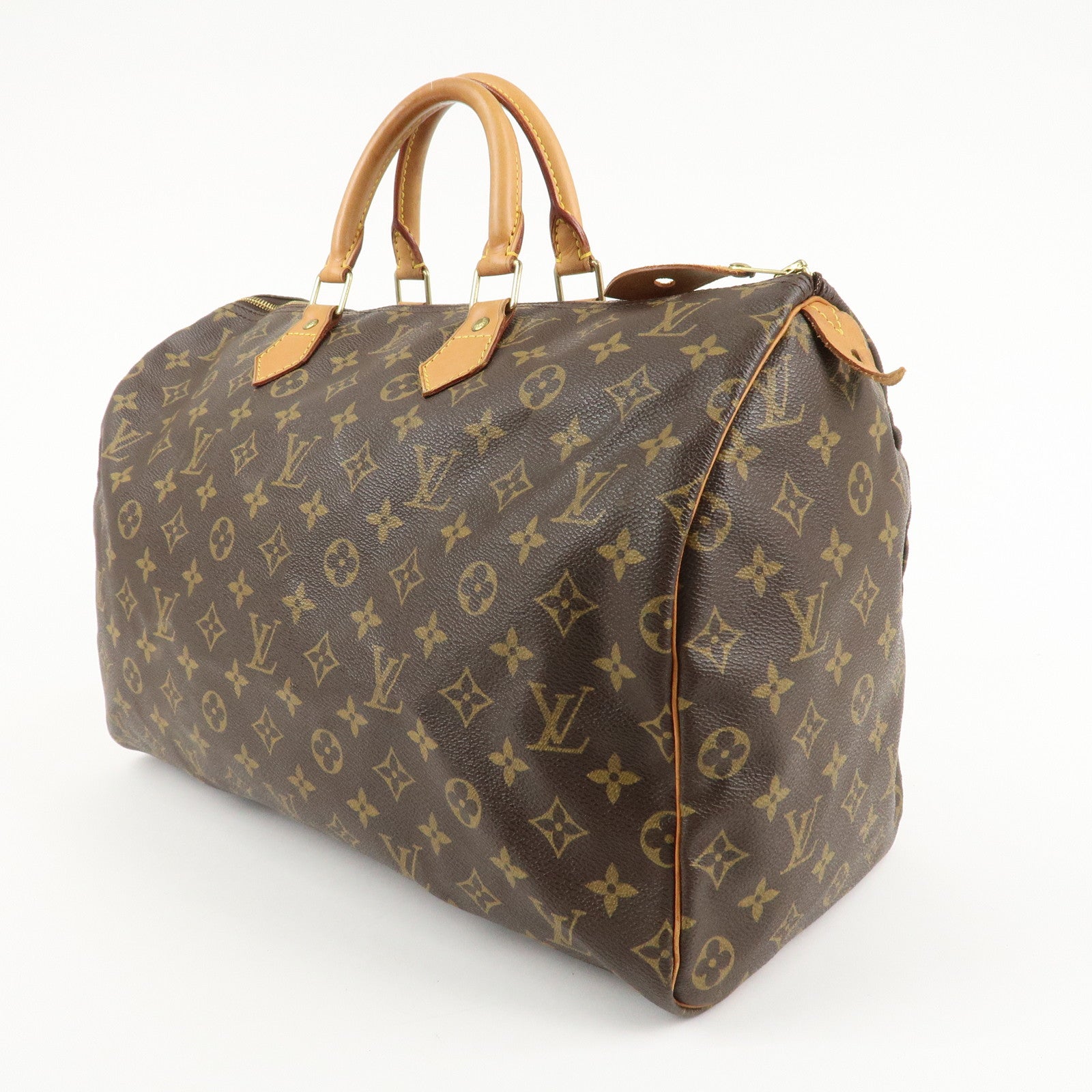 Louis Vuitton Monogram Speedy 40 Hand Bag Boston Bag M41522 Used