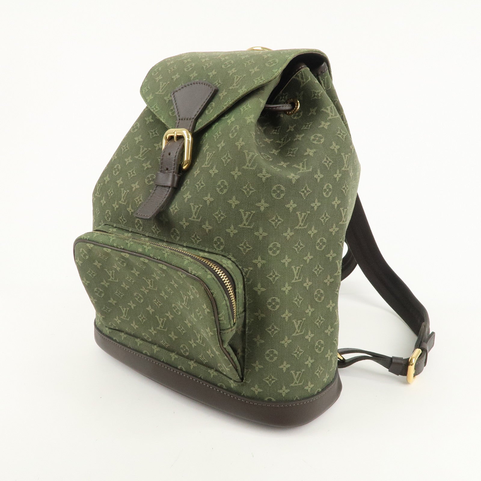 Louis Vuitton Monogram Mini Montsouris GM Backpack Khaki M92456