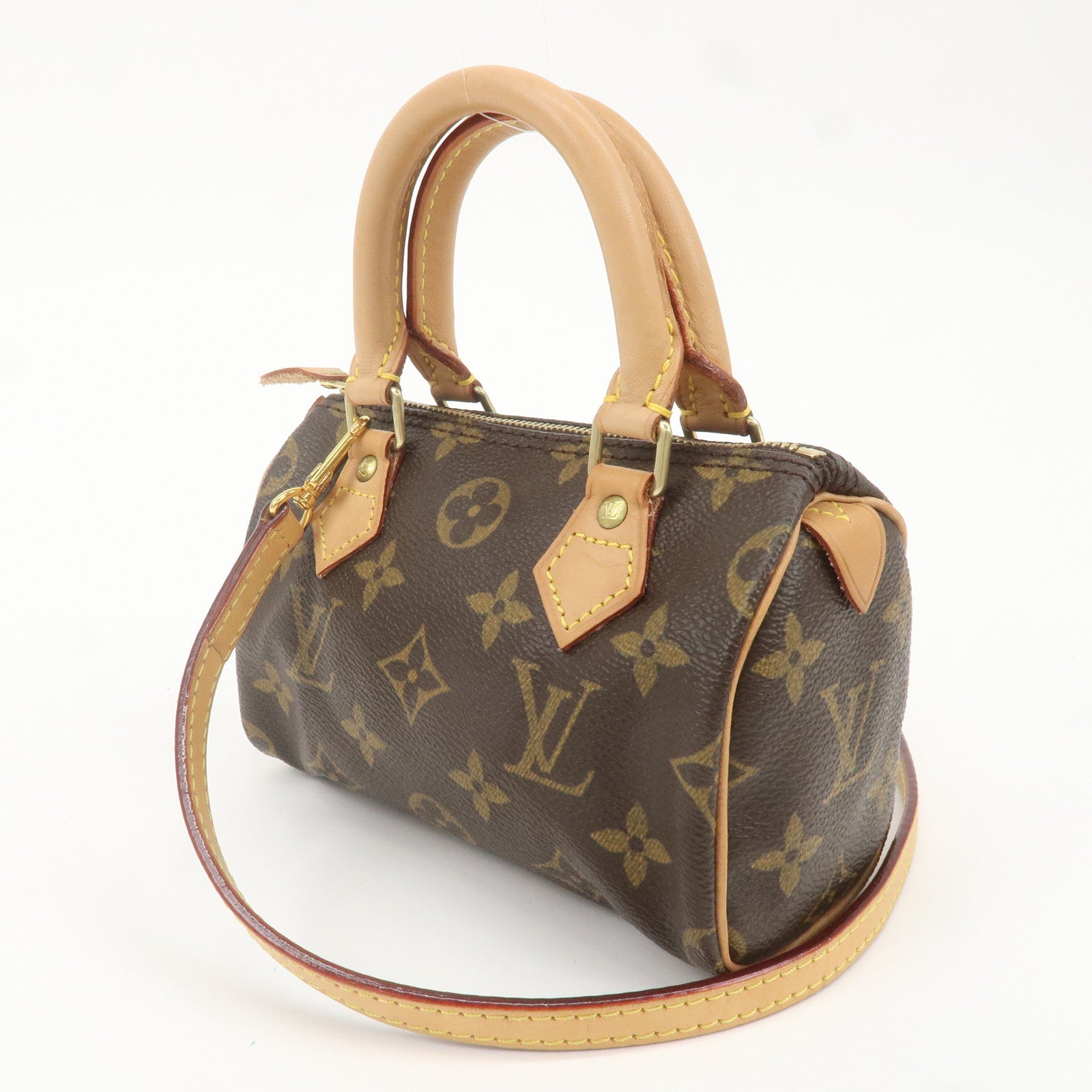 Louis Vuitton Monogram Mini Speedy 
Strap M41534 J00145