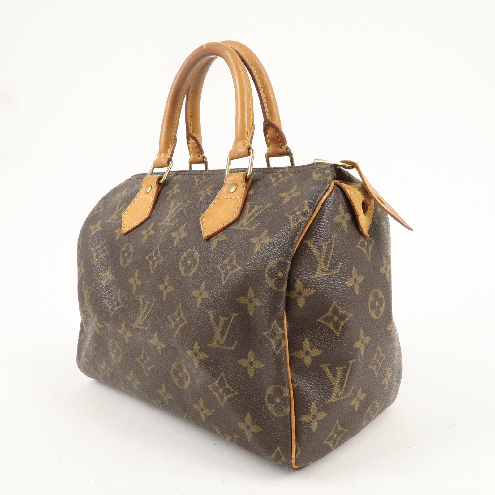 Louis Vuitton Monogram Speedy 25 Hand Bag Boston Bag M41528