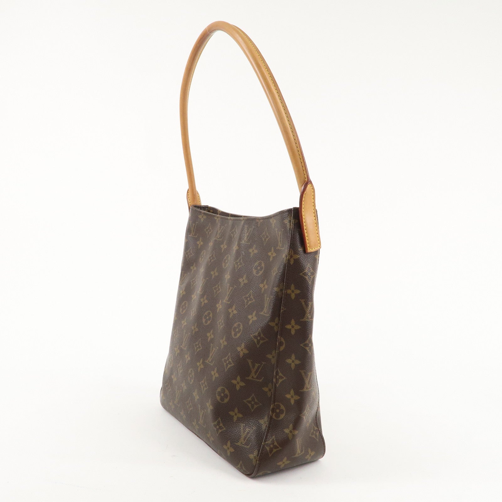 Louis Vuitton Monogram Looping GM Shoulder Bag Brown M51145