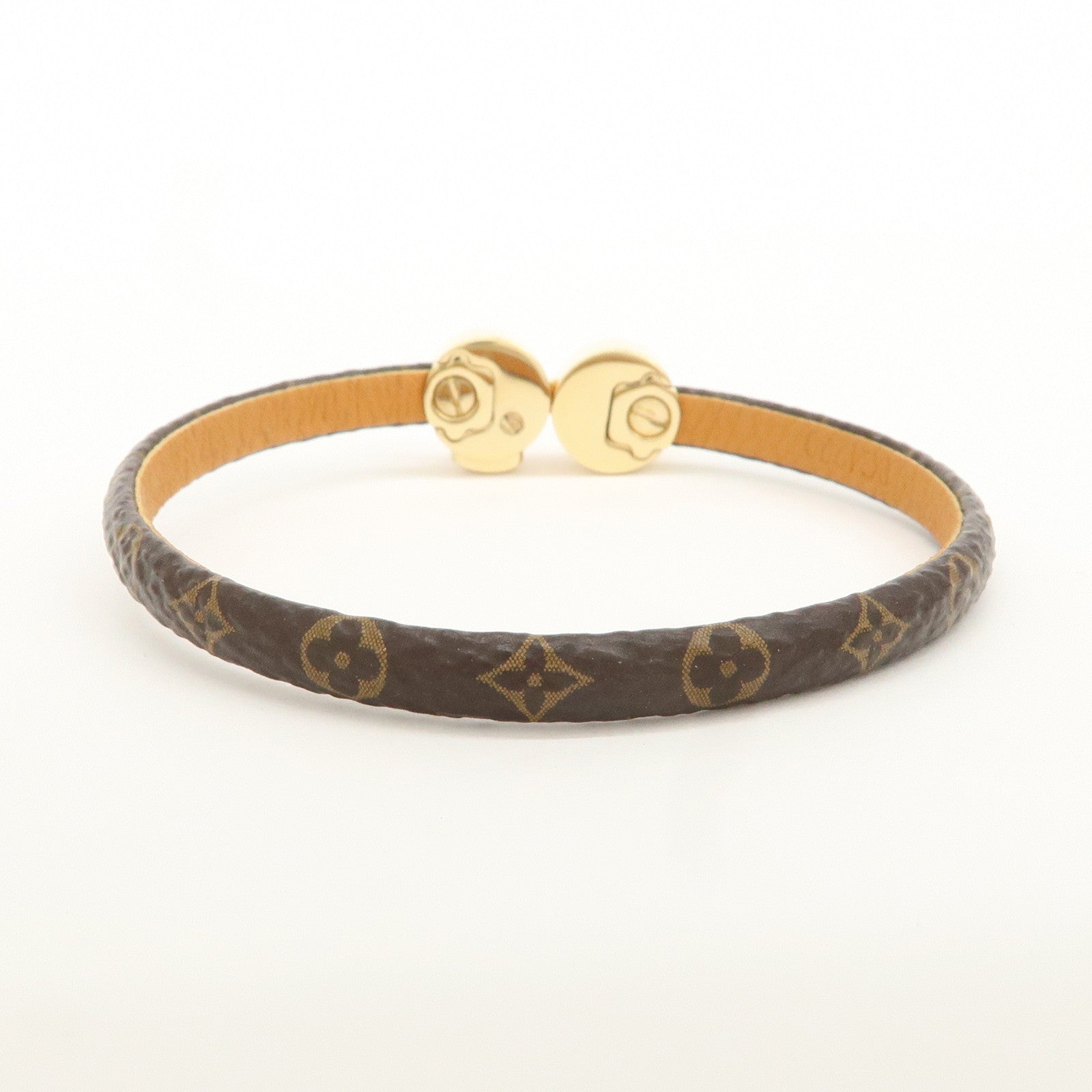 Louis Vuitton Monogram Bracelet Historic Mini 17 Brown M6407 Used