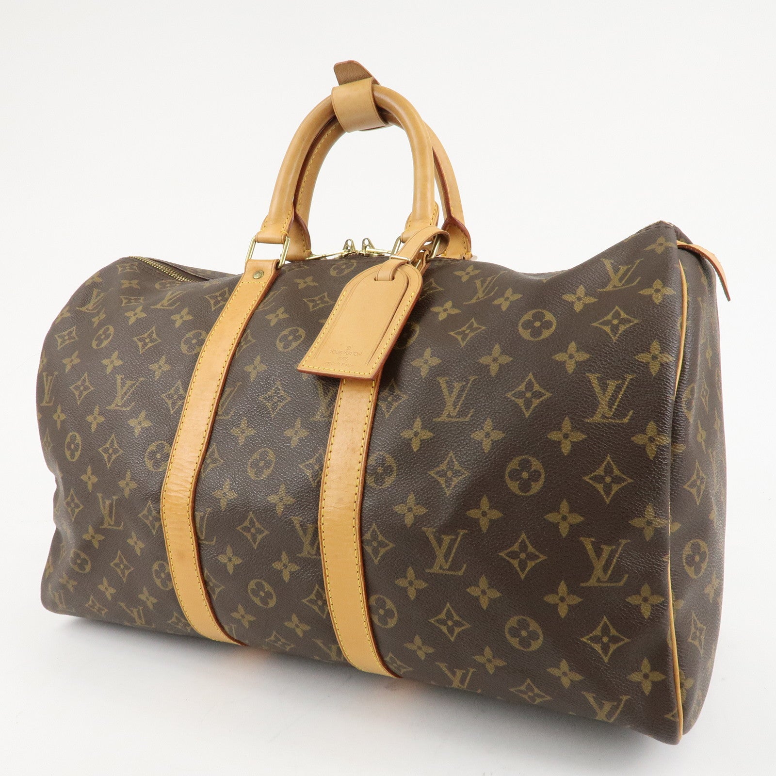 Louis Vuitton Monogram Keep All 45 Boston Bag M41428