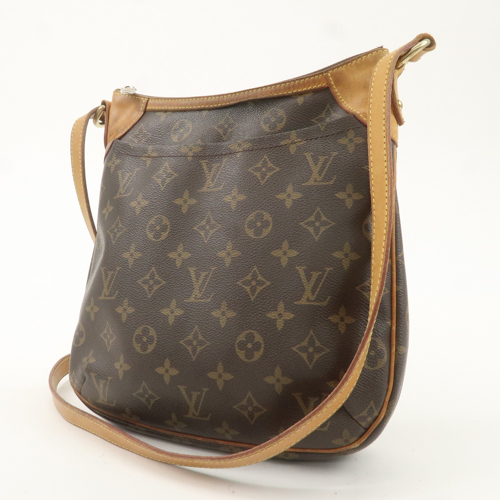 Louis Vuitton Monogram Odeon PM Shoulder Bag Brown M56390