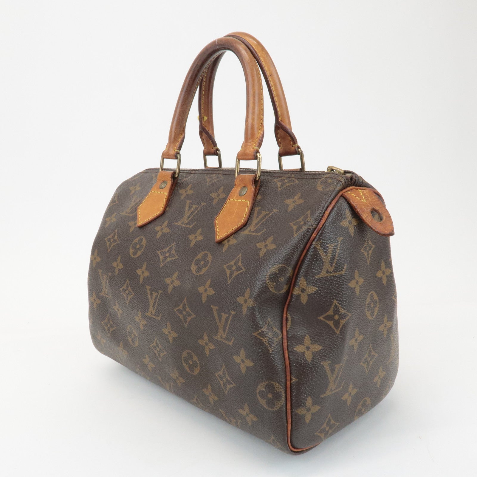 Louis Vuitton Monogram Speedy 25 Hand Bag Boston Bag M41528 Used