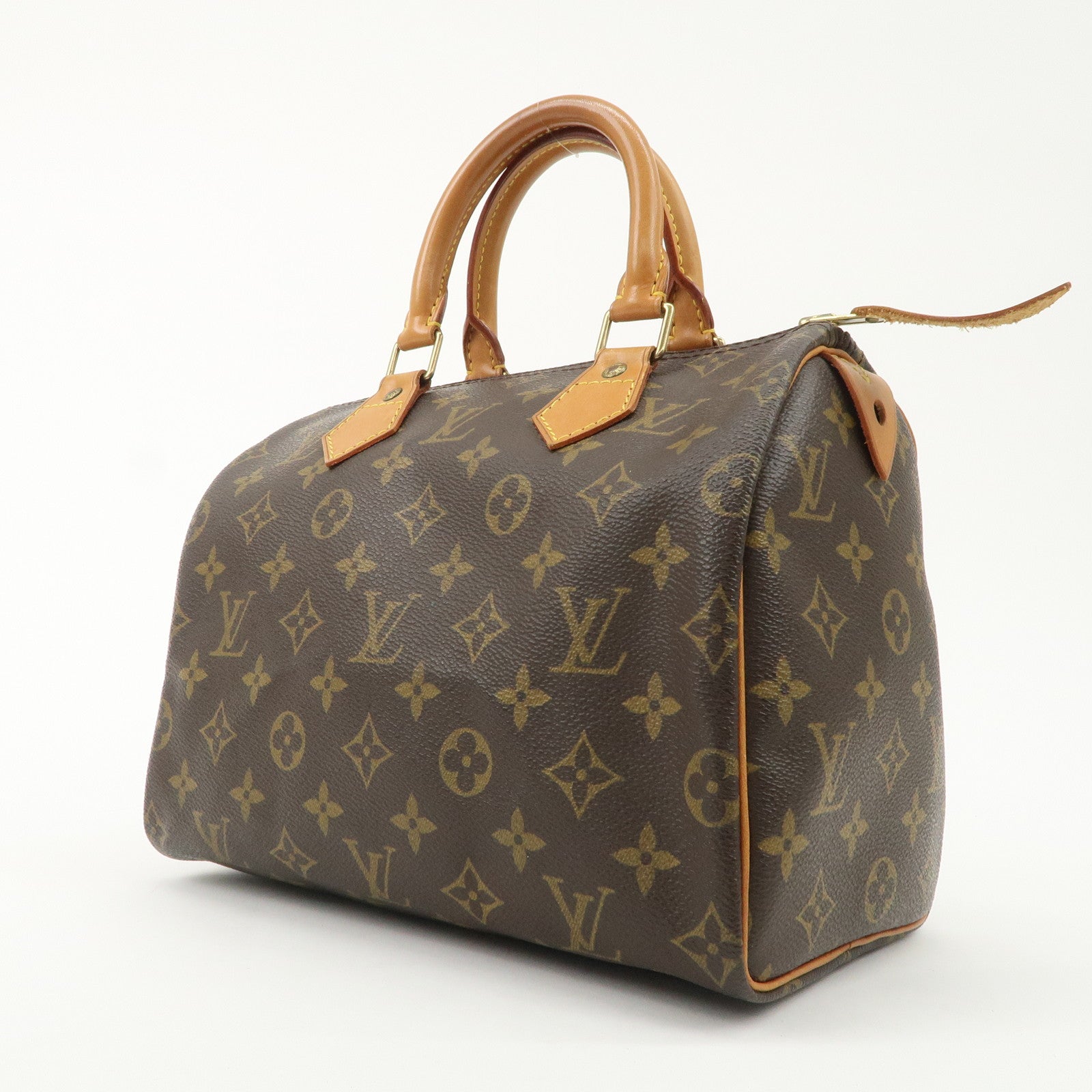 Louis Vuitton Monogram Speedy 25 Hand Bag Boston Bag M41528 Used