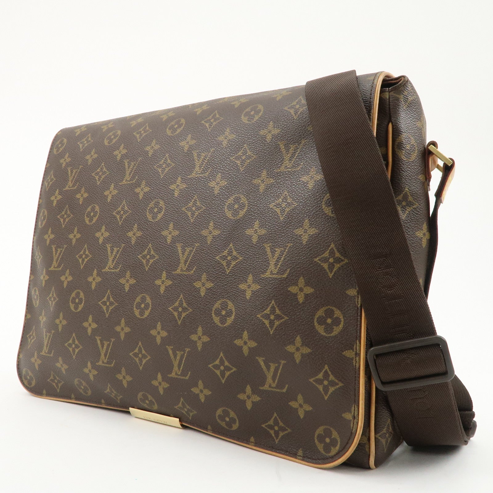 Louis Vuitton Monogram Abbesses Messenger Bag Brown M45257