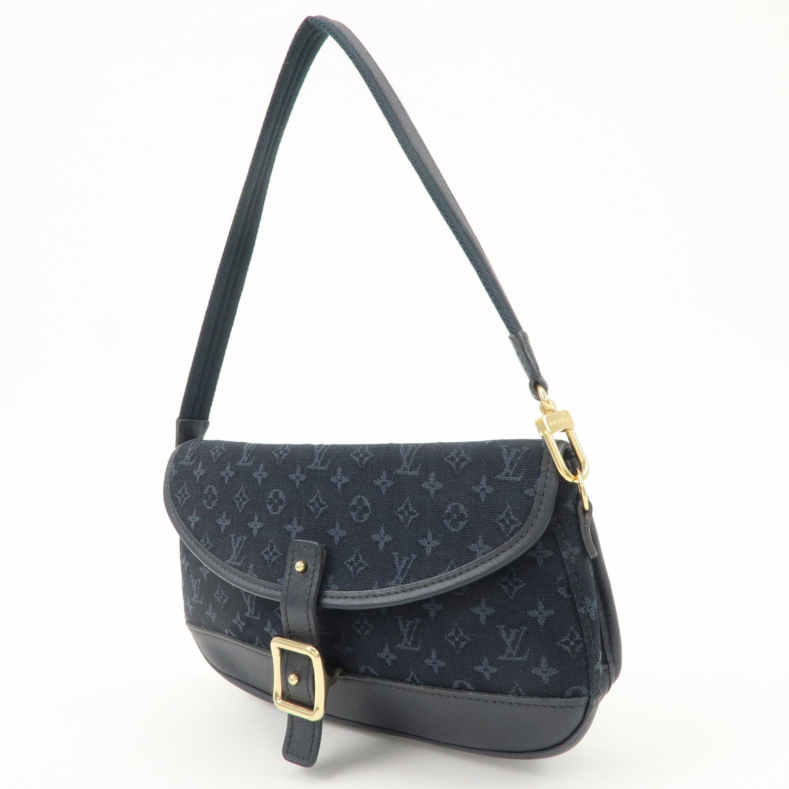 Louis Vuitton Monogram Mini Marjorie Shoulder Bag Blue M92692 Used