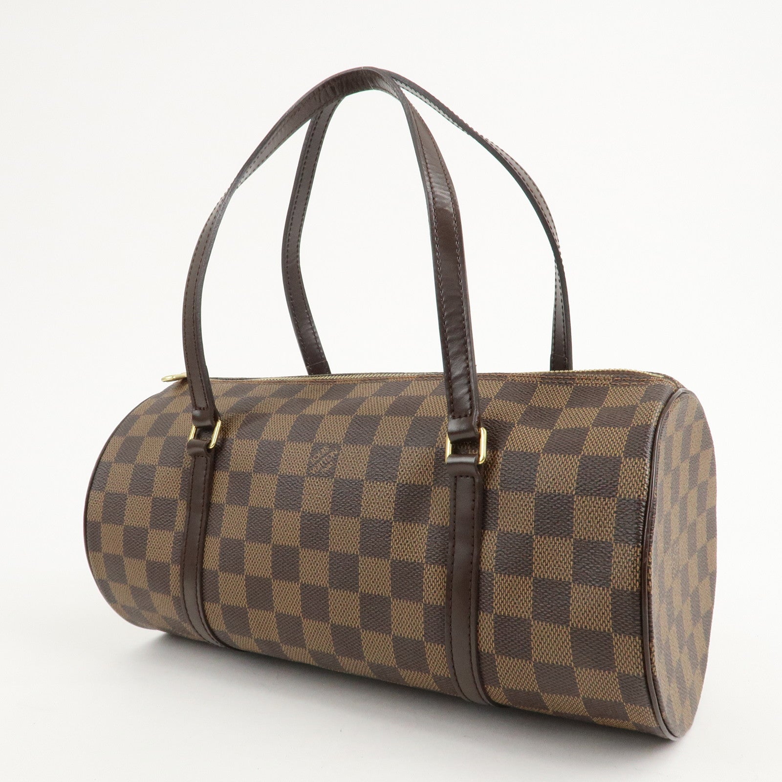 Louis Vuitton Damier Ebene Papillon 30 Hand Bag Brown N51303