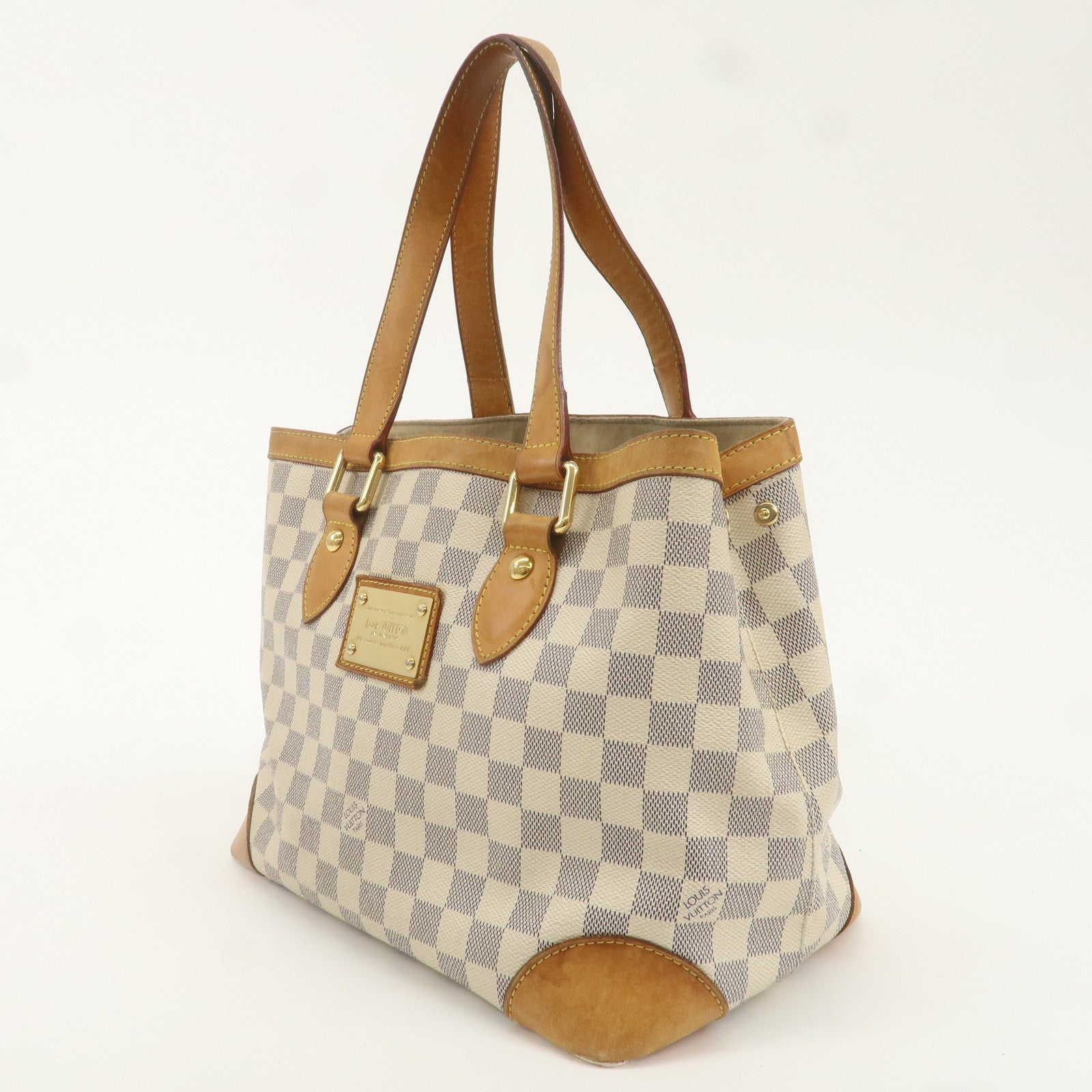 Louis Vuitton Damier Azur Hampstead PM Hand Bag N51207