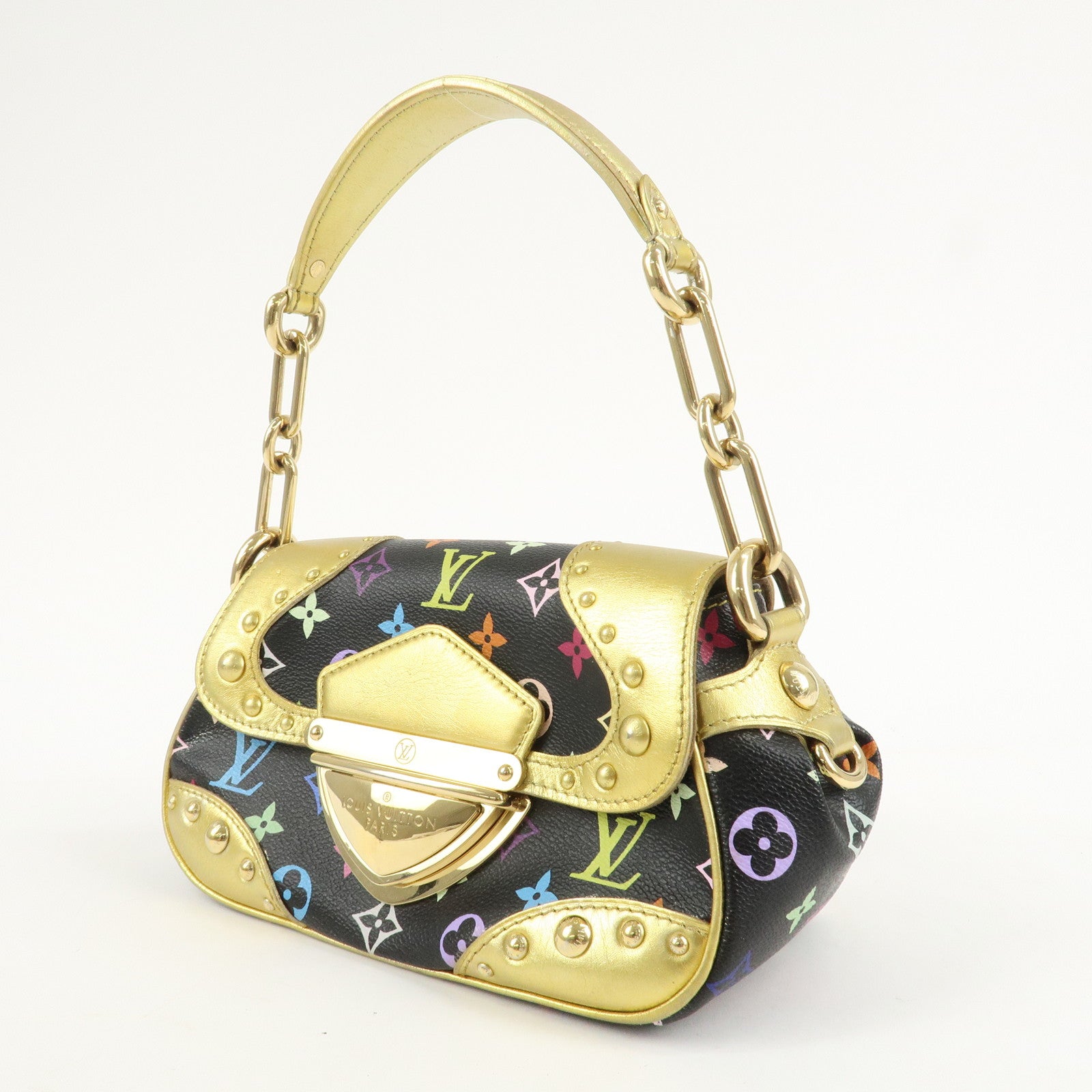 Louis Vuitton Monogram Multicolor Marilyn All Hand Bag M40207 Used