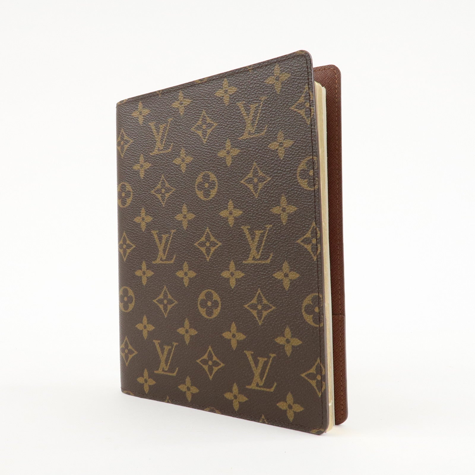 Louis Vuitton Monogram Agenda Bureau Planner Cover R20001 Used