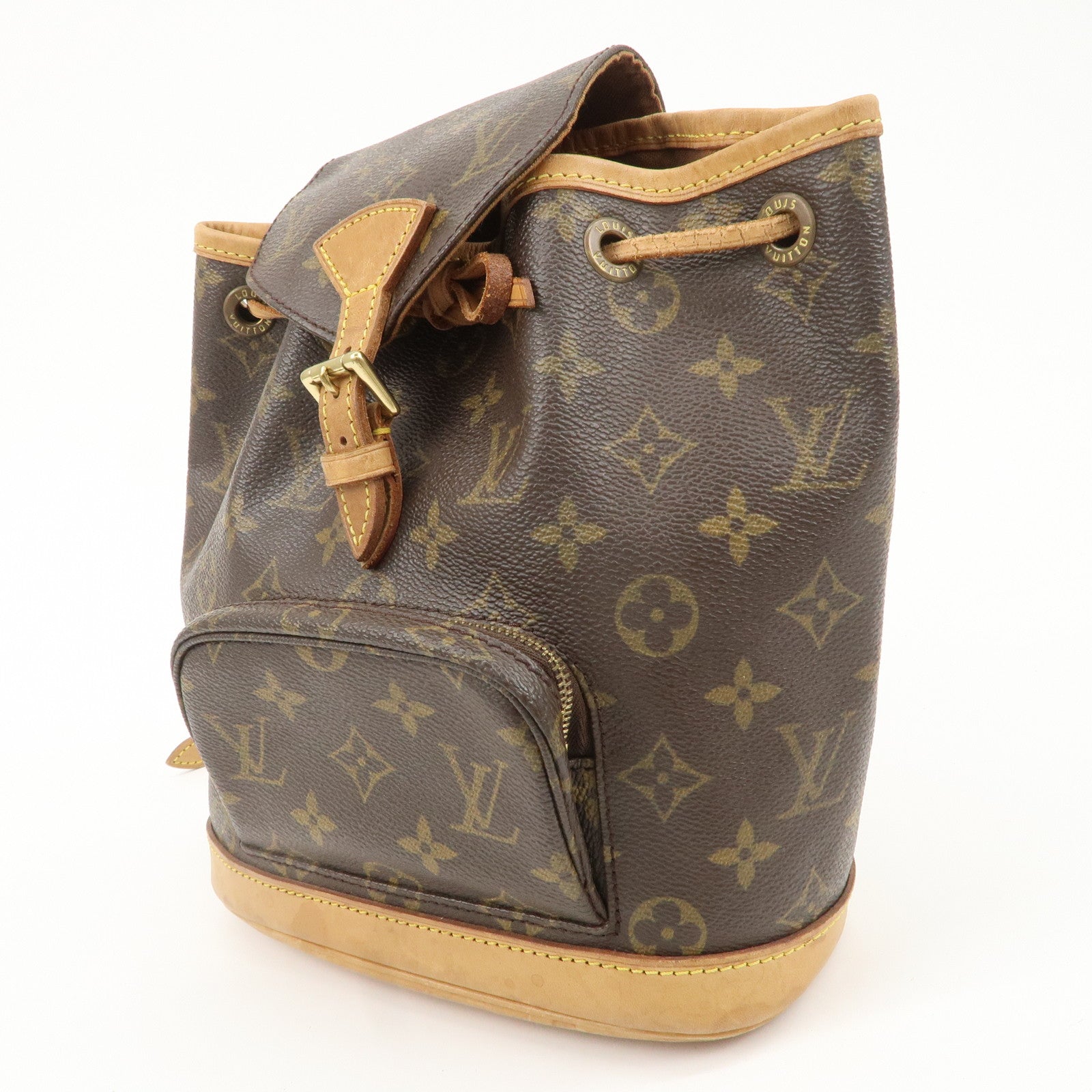 Louis Vuitton Monogram Mini Montsouris Back Pack Bag M51137 Used