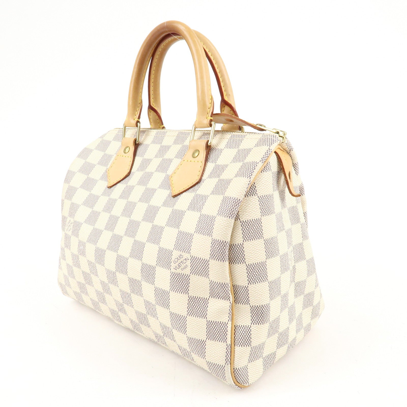 Louis Vuitton Damier Azur Speedy 25 Boston Bag Hand Bag N41534 Used