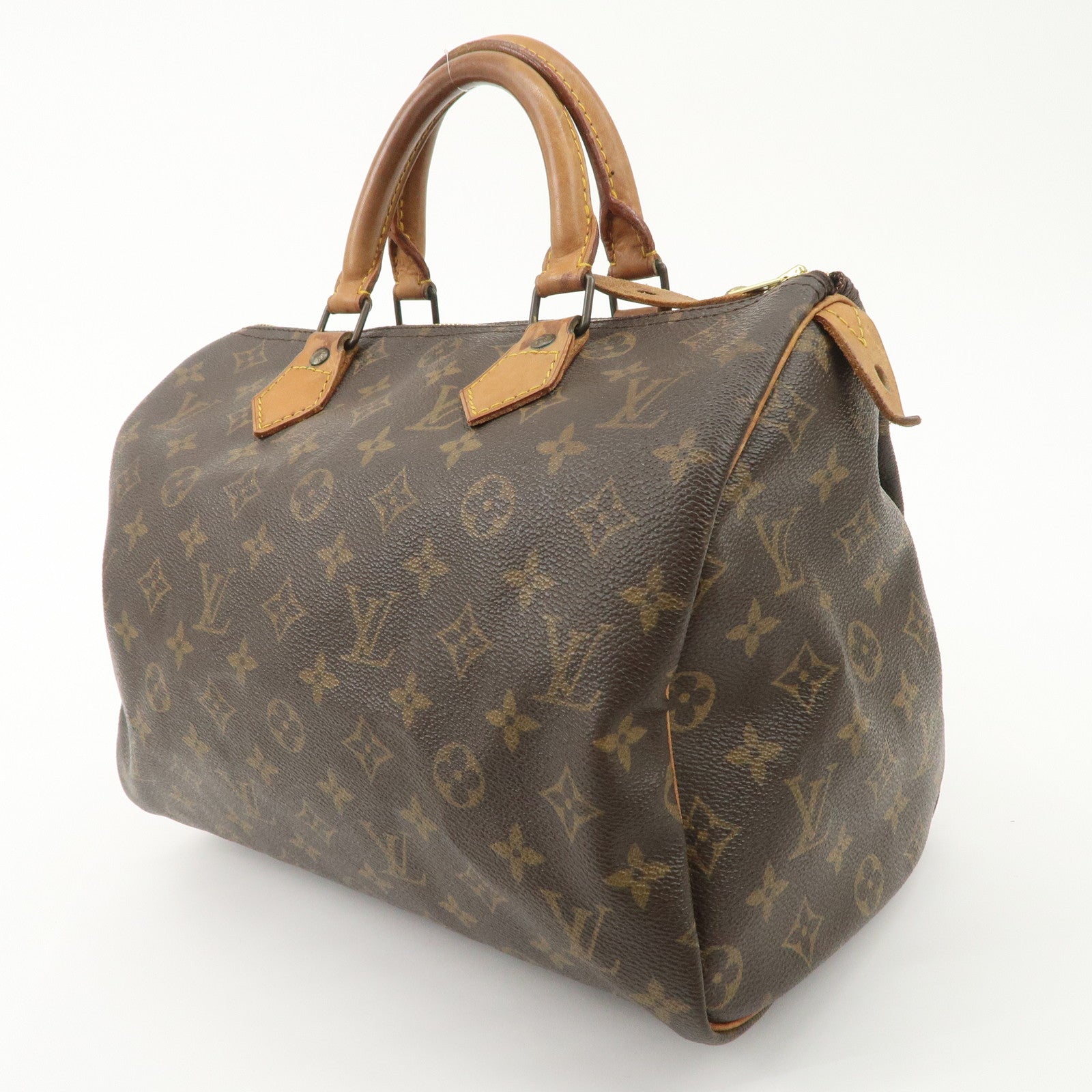 Louis Vuitton Monogram Speedy 30 Hand Bag Boston Bag M41526 Used