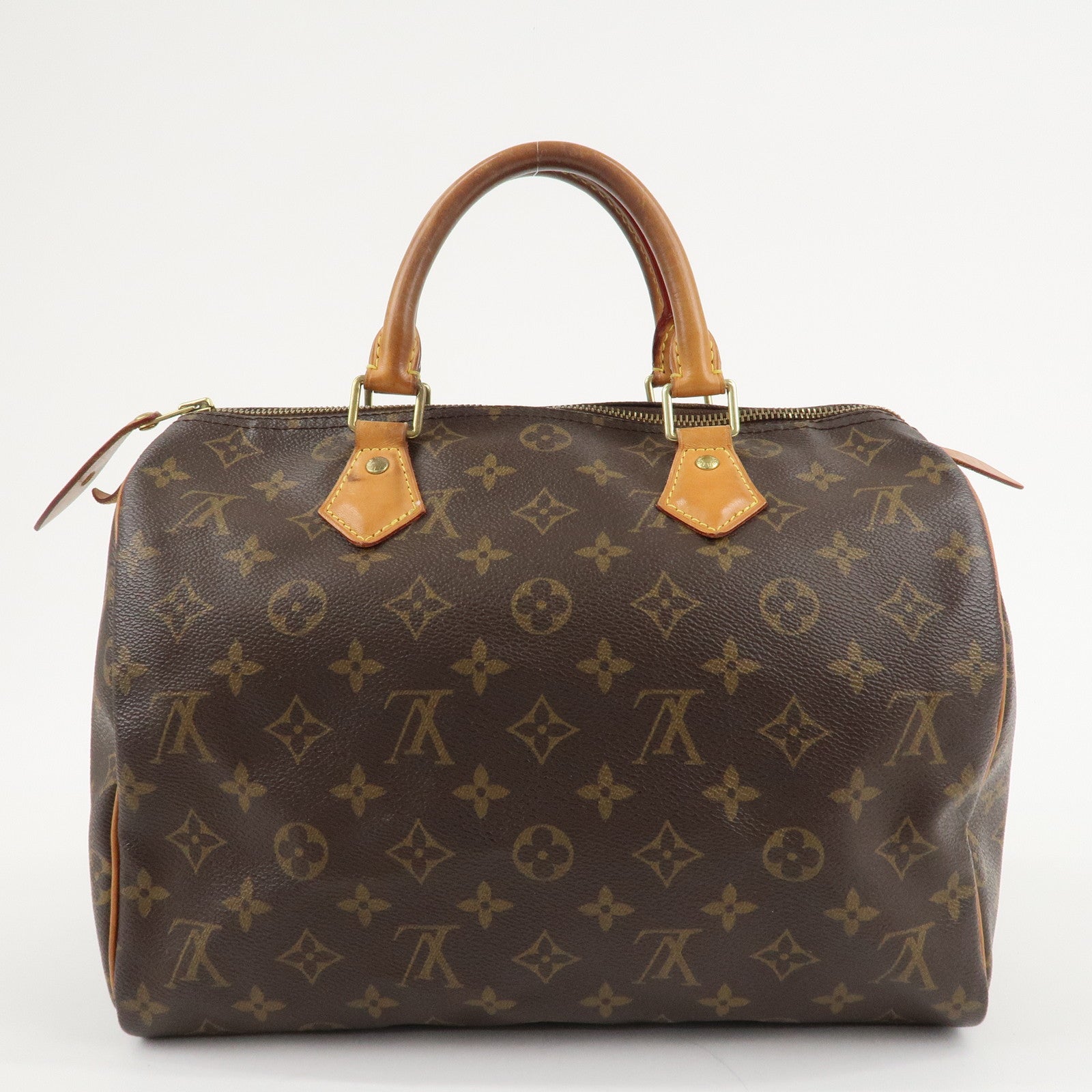 Louis Vuitton Monogram Speedy 30 Hand Bag Boston Bag M41108 Used