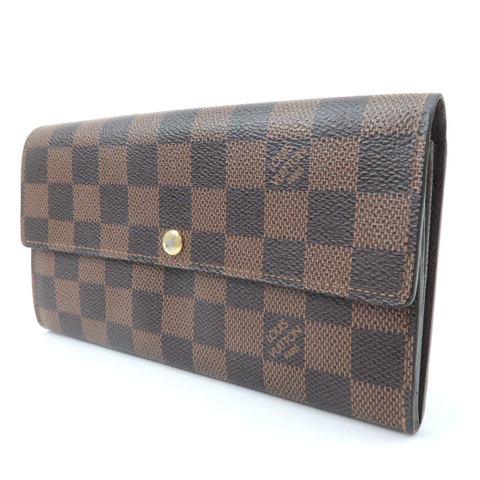 Louis Vuitton Damier Set of 2 Long Wallet N61734