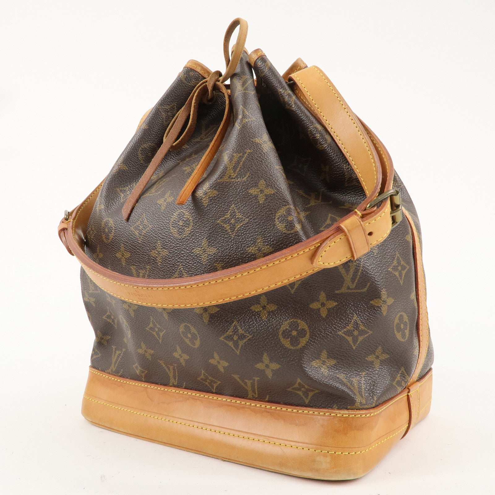 Louis Vuitton Monogram Noe Shoulder Bag Hand Bag Brown M42224