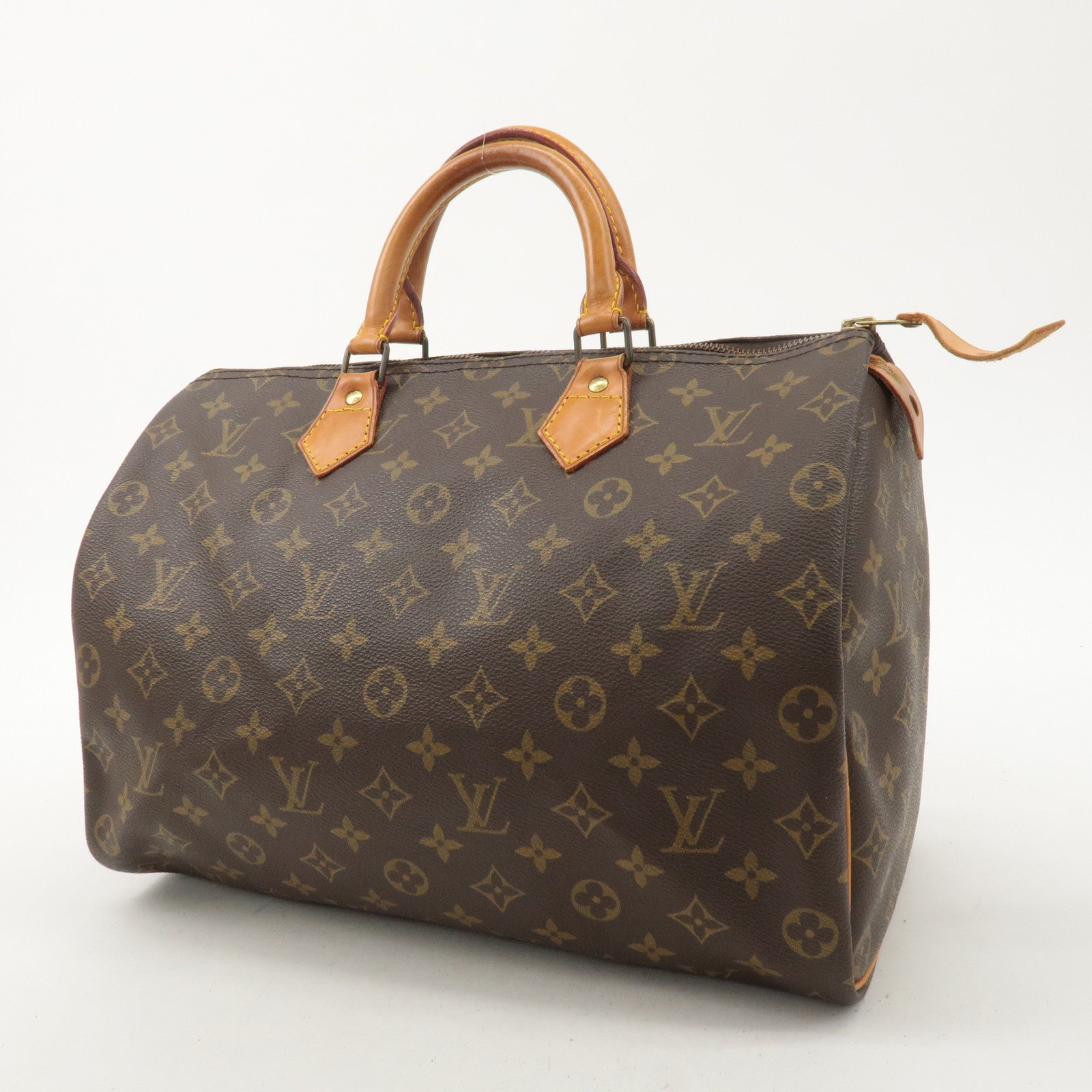 Louis Vuitton Monogram Speedy 35 Hand Bag Boston Bag M41524