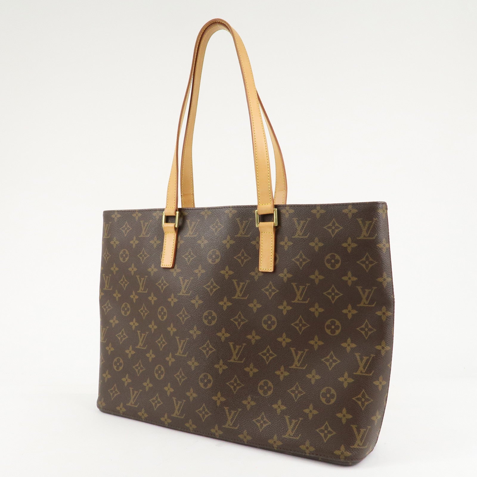 Louis Vuitton Monogram Luco Tote Bag Hand Bag Brown M51155