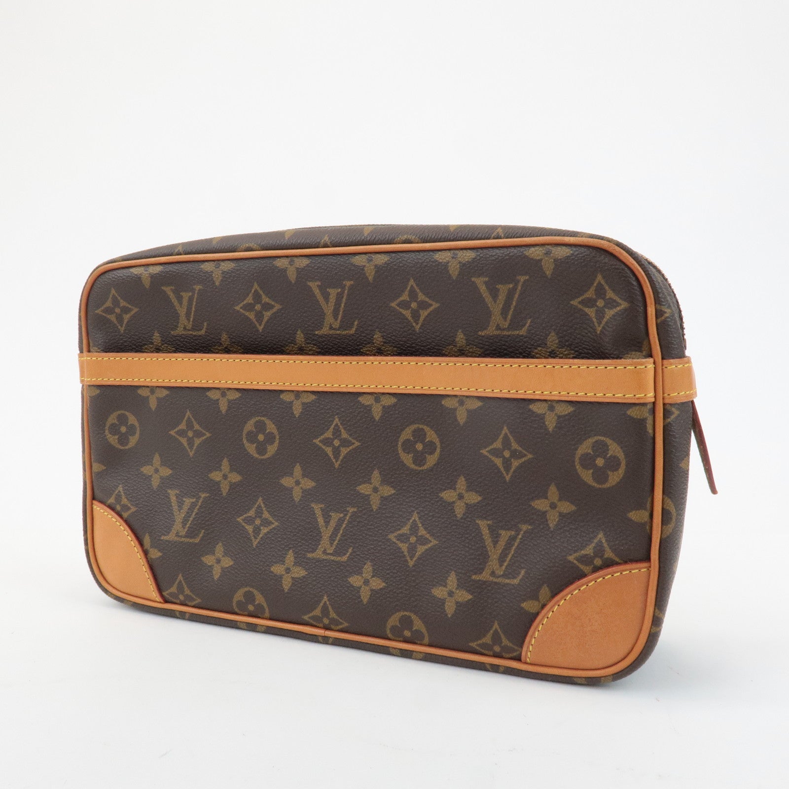 Louis Vuitton Monogram Compiegne 28 Pouch Clutch Bag M51845 Used