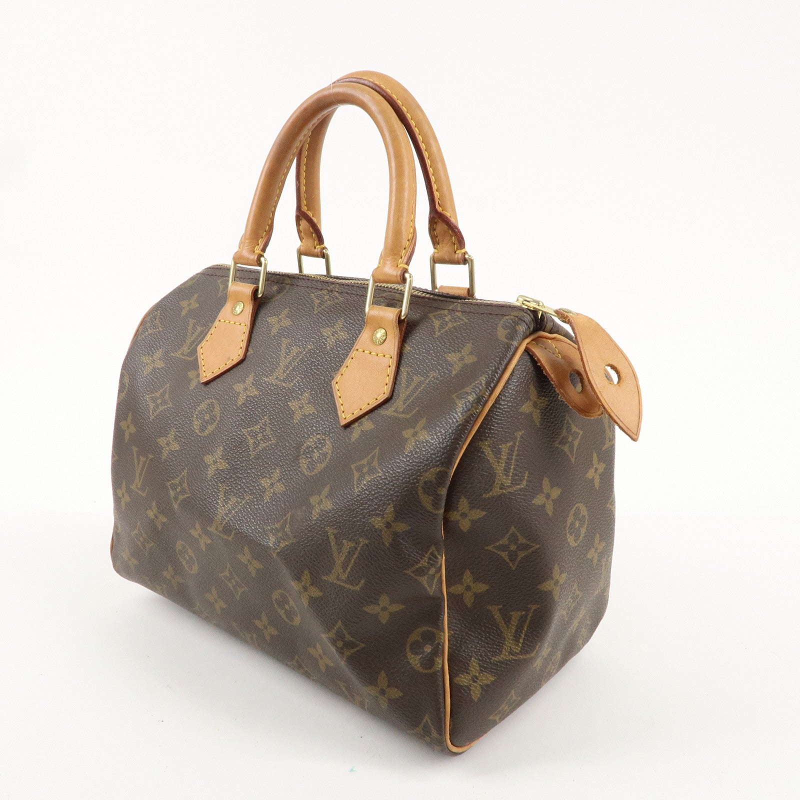 Louis Vuitton Monogram Speedy 25 Hand Bag Boston Bag M41528