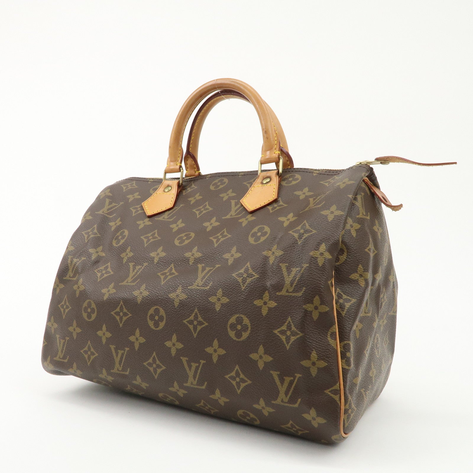 Louis Vuitton Monogram Speedy 30 Hand Bag Boston Bag M41526 Used