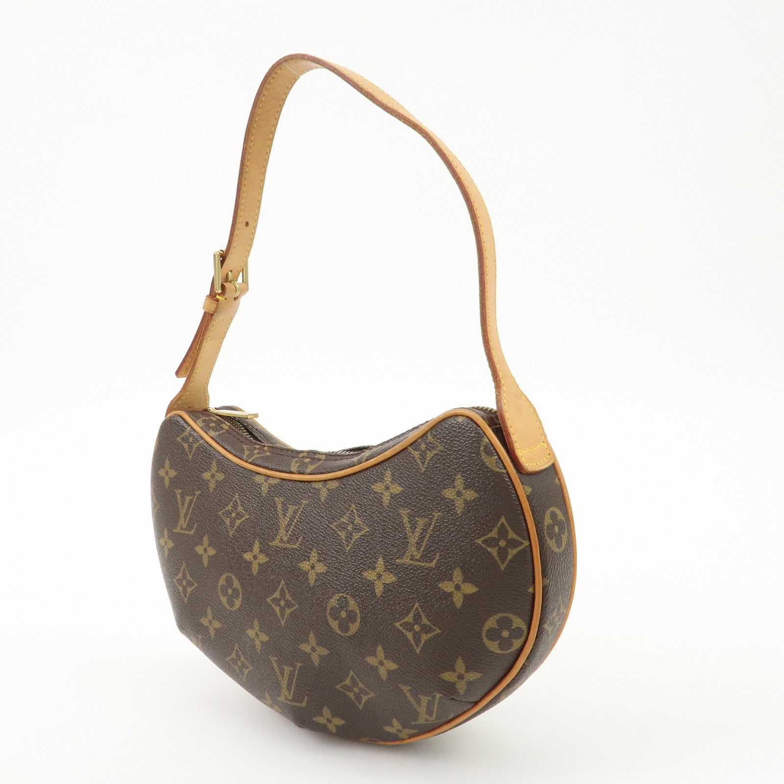 Louis Vuitton Monogram Pochette Croissant Shoulder Bag M51510 Used